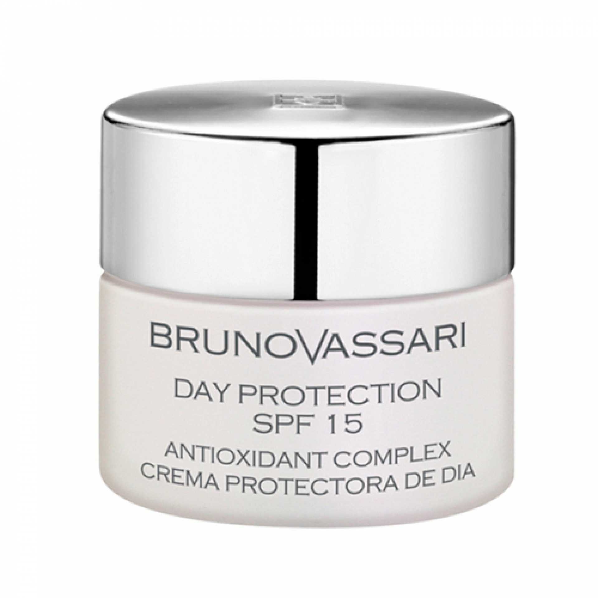 Day Protection SPF 15 | Crema protectora 50ml - White - Bruno Vassari ®