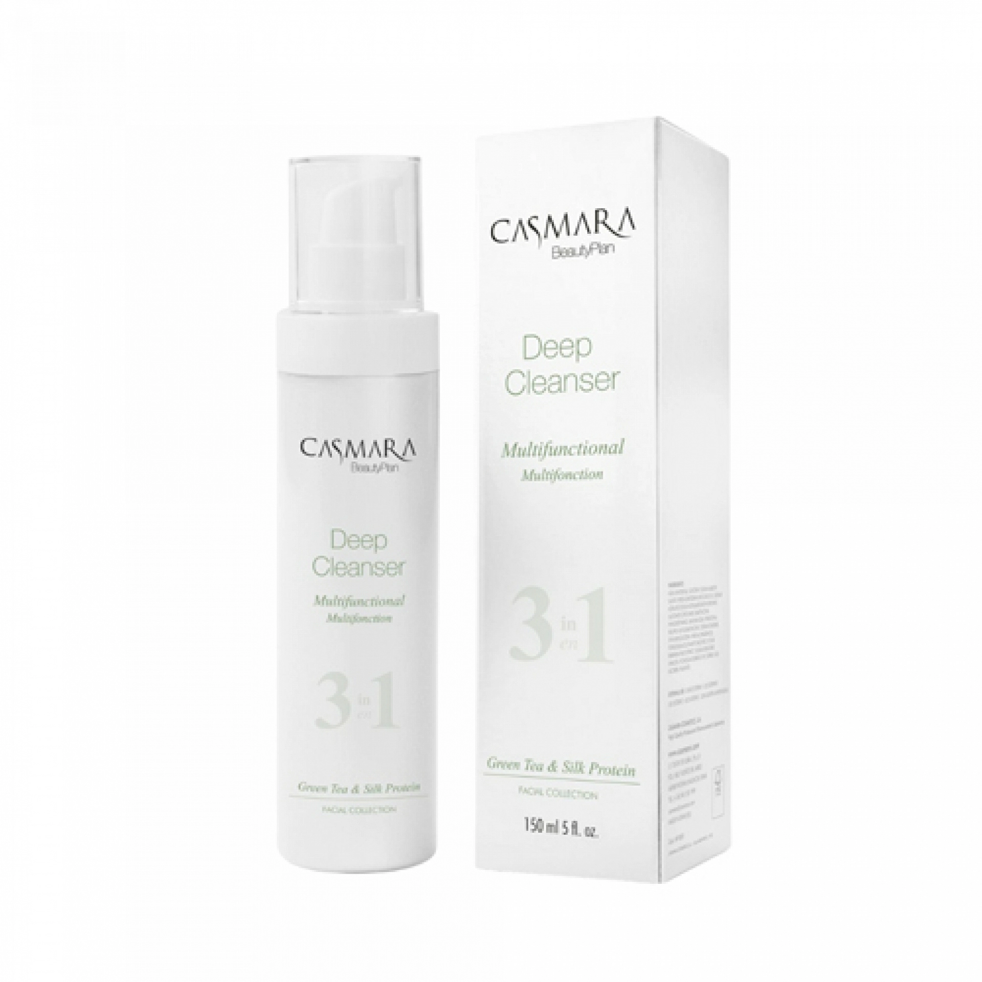 Deep Cleanser Multifuncional | Gel limpiador facial 3 en 1 150ml - Casmara ®