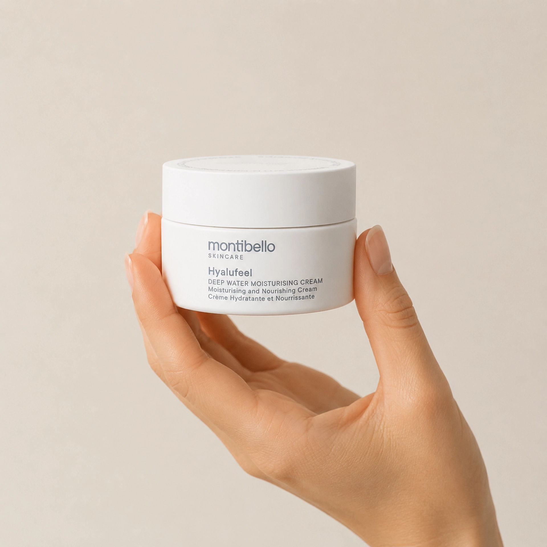 Deep water moisturising cream | Crema hidratante 50 ml - Hyalu Feel - Montibello ®