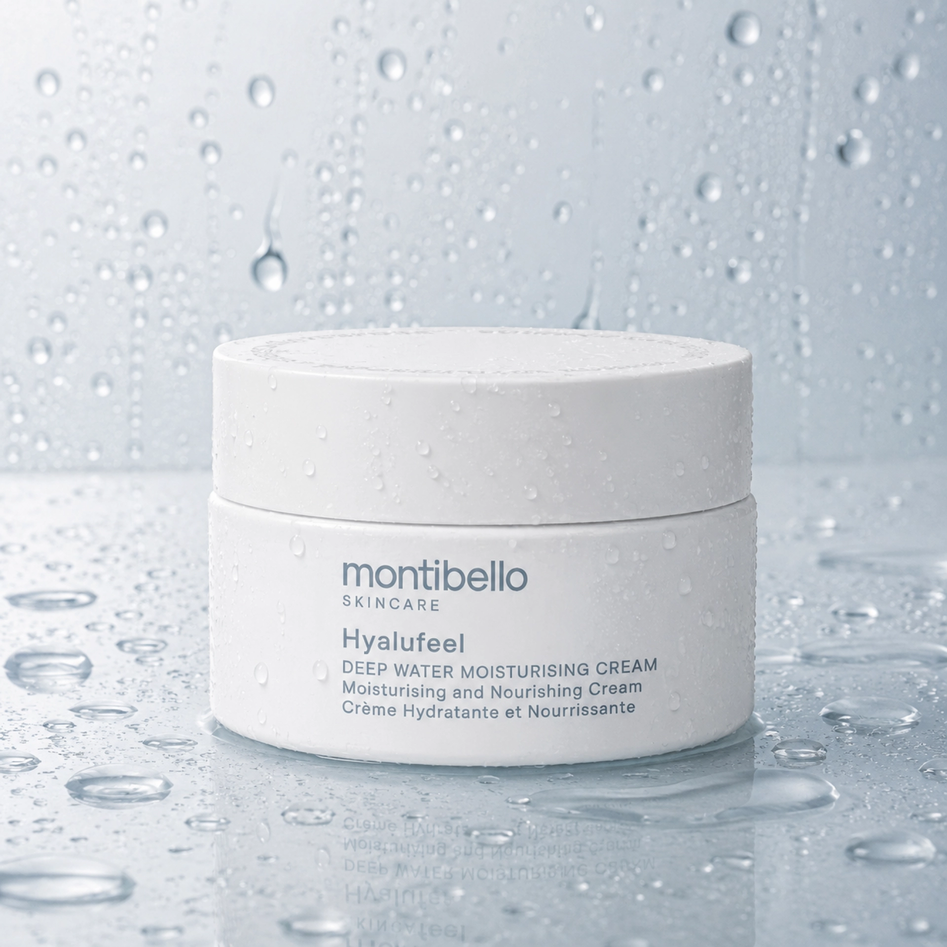 Deep water moisturising cream | Crema hidratante 50 ml - Hyalu Feel - Montibello ®