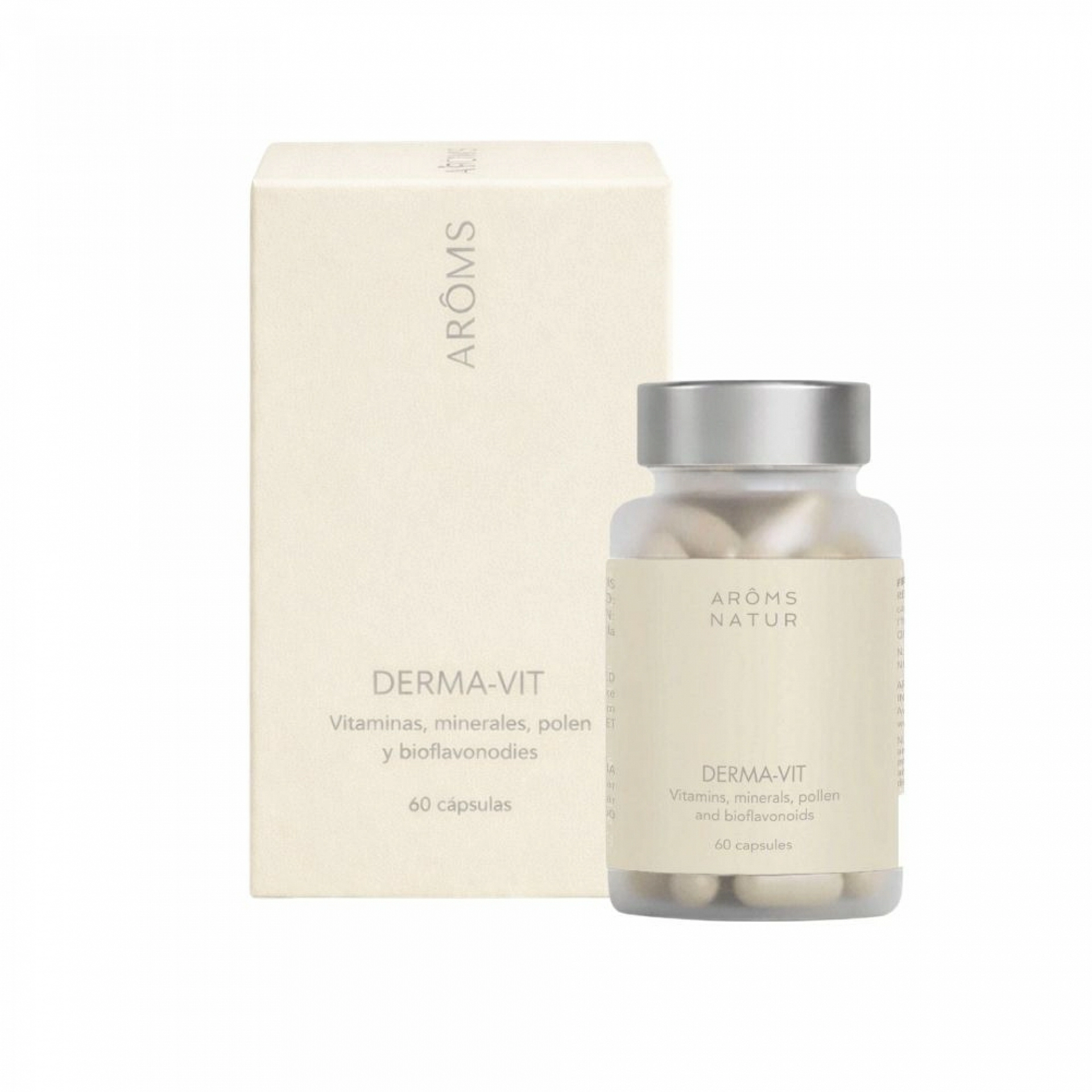 Derma-Vit Radiance 60 Cápsulas | Complemento Multivitamínico - Nutricosméticos - Arôms Natur ®