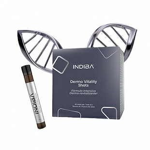Dermo Vitality Shots | Complemento nutricosmético para reafirmar, redensificar y revitalizar la piel - 20 viales - Indiba Ceuticals ®