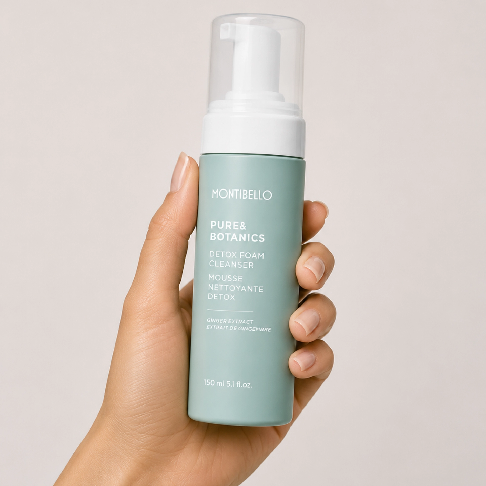 Detox foam cleanser | Espuma limpiadora 150 ml - Pure & Botanics - Montibello ®