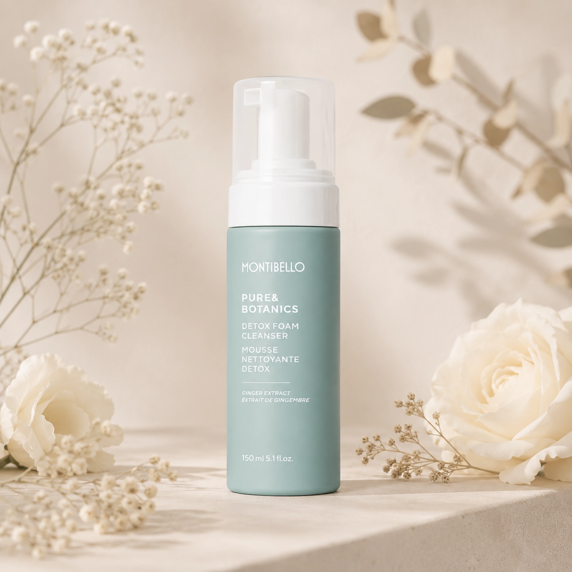 Detox foam cleanser | Espuma limpiadora 150 ml - Pure & Botanics - Montibello ®