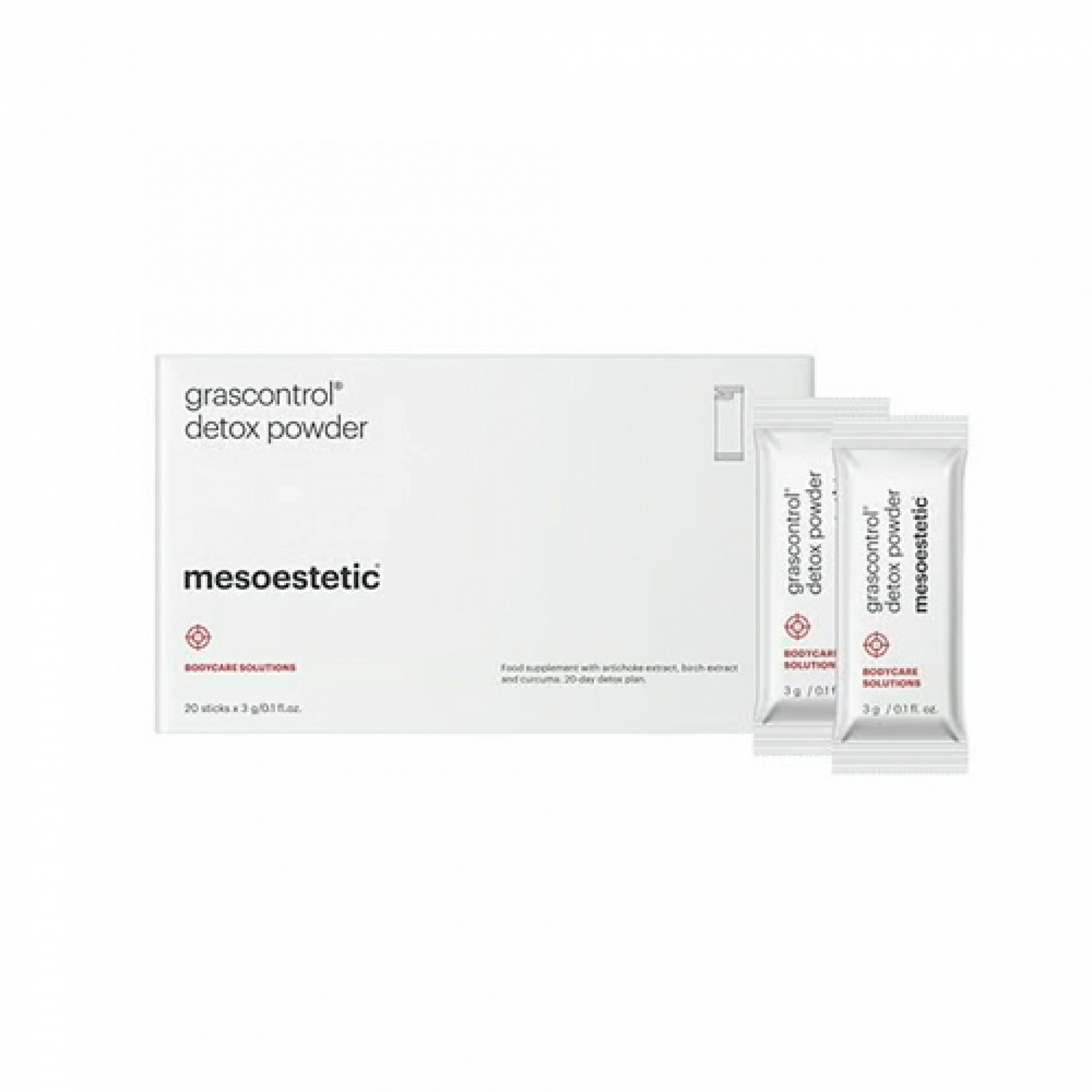 detox powder | complemento alimenticio detoxificante 20x3 g - grascontrol - mesoestetic ®