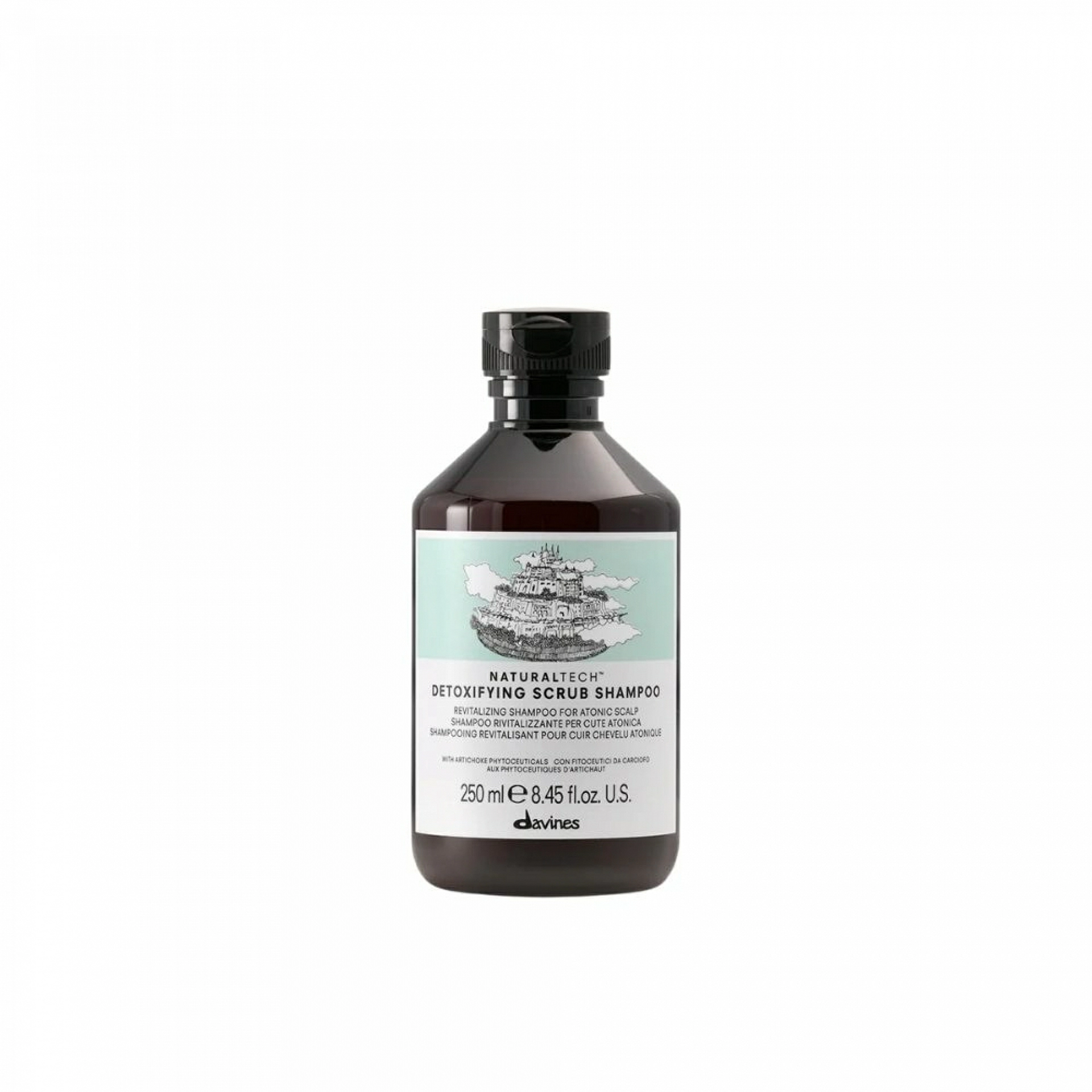 DETOXIFYING SCRUB SHAMPOO | Champú desintoxicante - Naturaltech - Davines ®