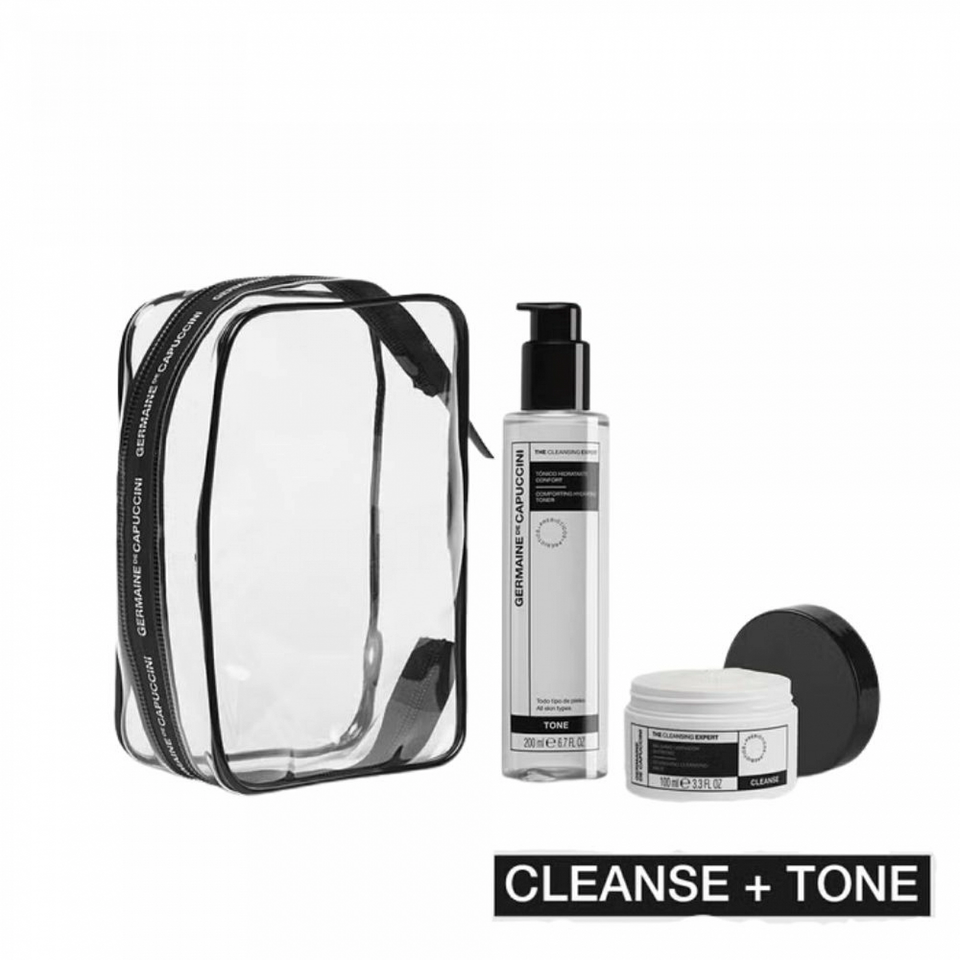 Dúo Limpieza Experta: Bálsamo Limpiador Nutritivo 100ml + Tónico Hidratante Confort 200ml - Germaine de Capuccini ®