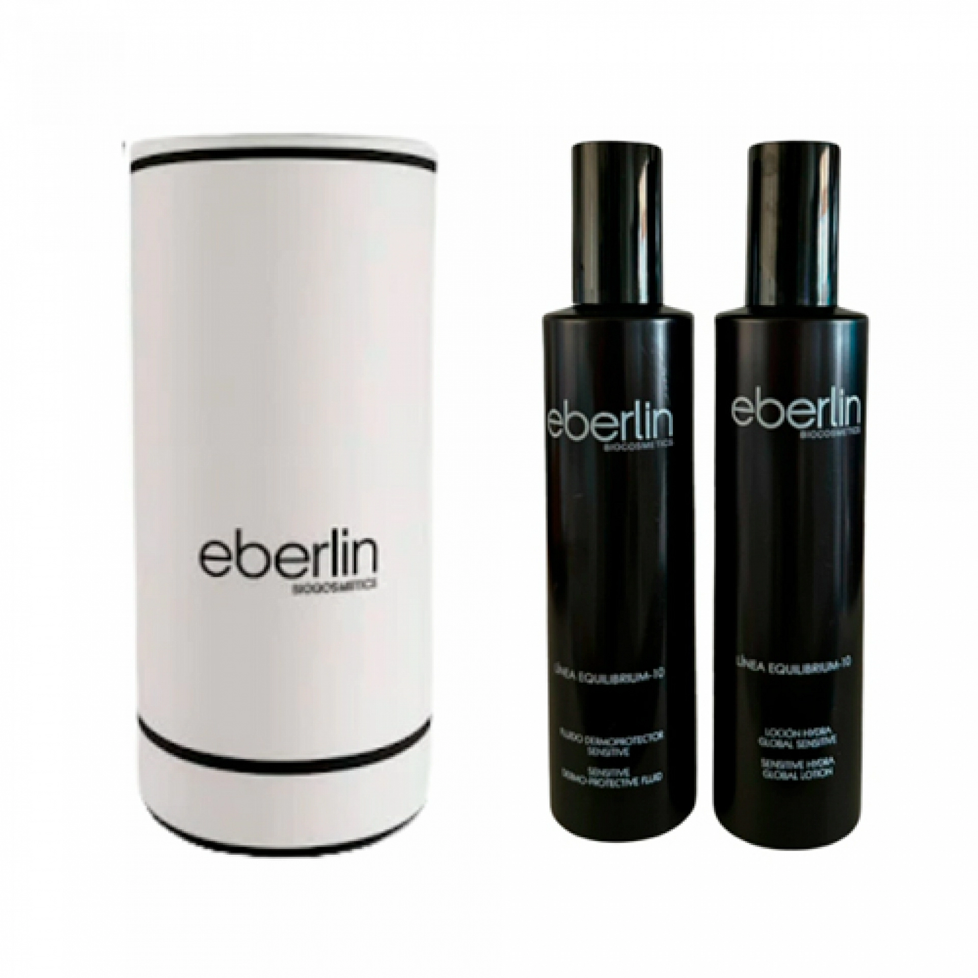 Dúo Sensitive 300 | Loción Hydra Global Sensitive 200 ml + 100 REGALO + Fluido Dermoprotector Sensitive 200 ml  + 100 REGALO - Eberlin ®