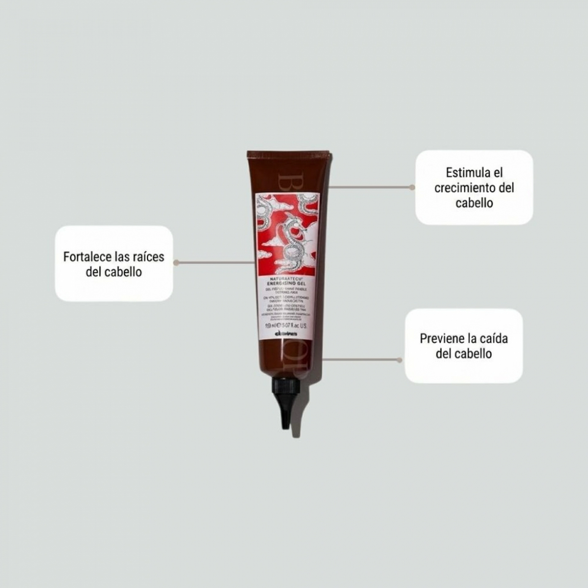 ENERGIZING GEL | Gel cabello frágil y anticaída 150 ml - Naturaltech - Davines ®