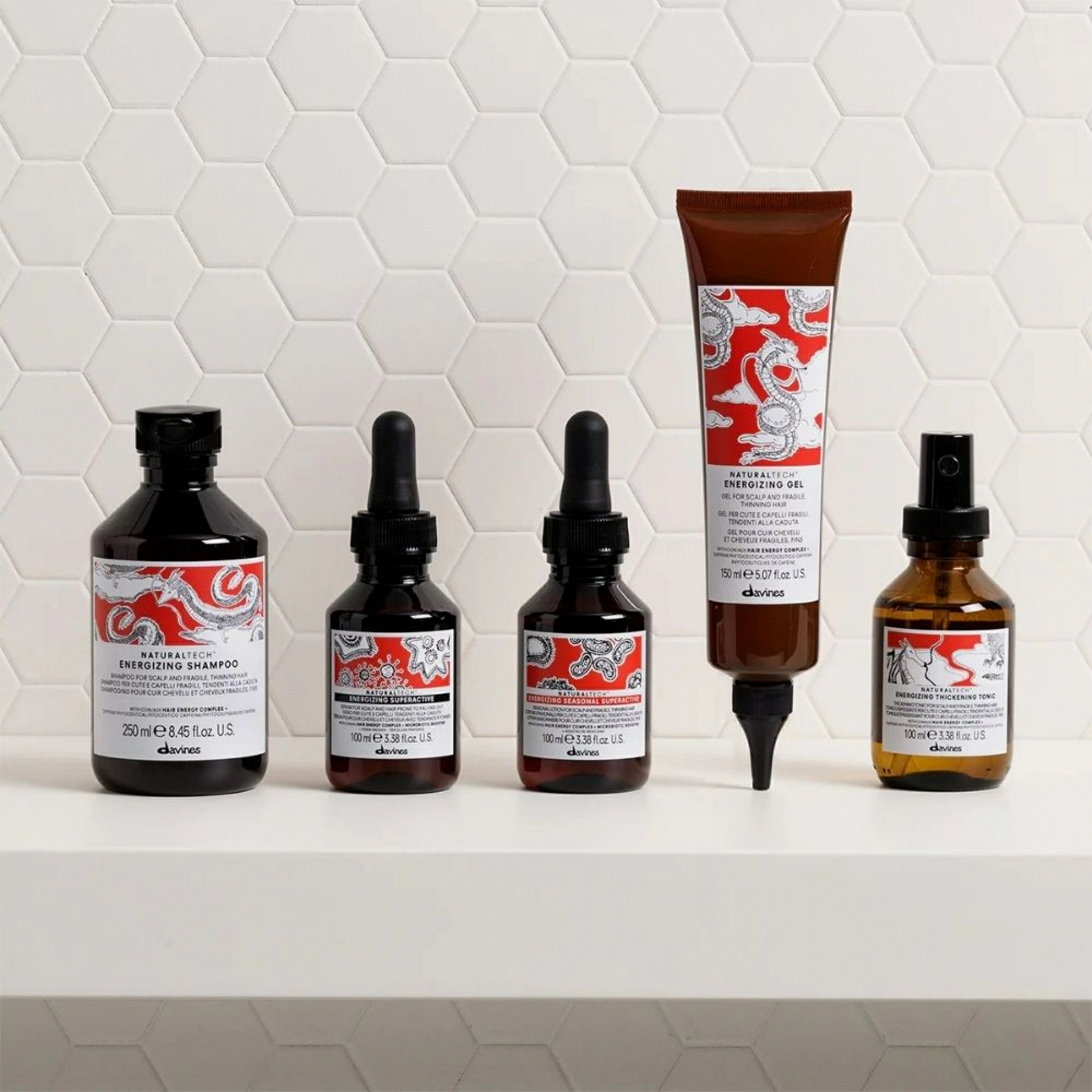 ENERGIZING SHAMPOO | Champú cabello frágil y anticaída - Naturaltech - Davines ®