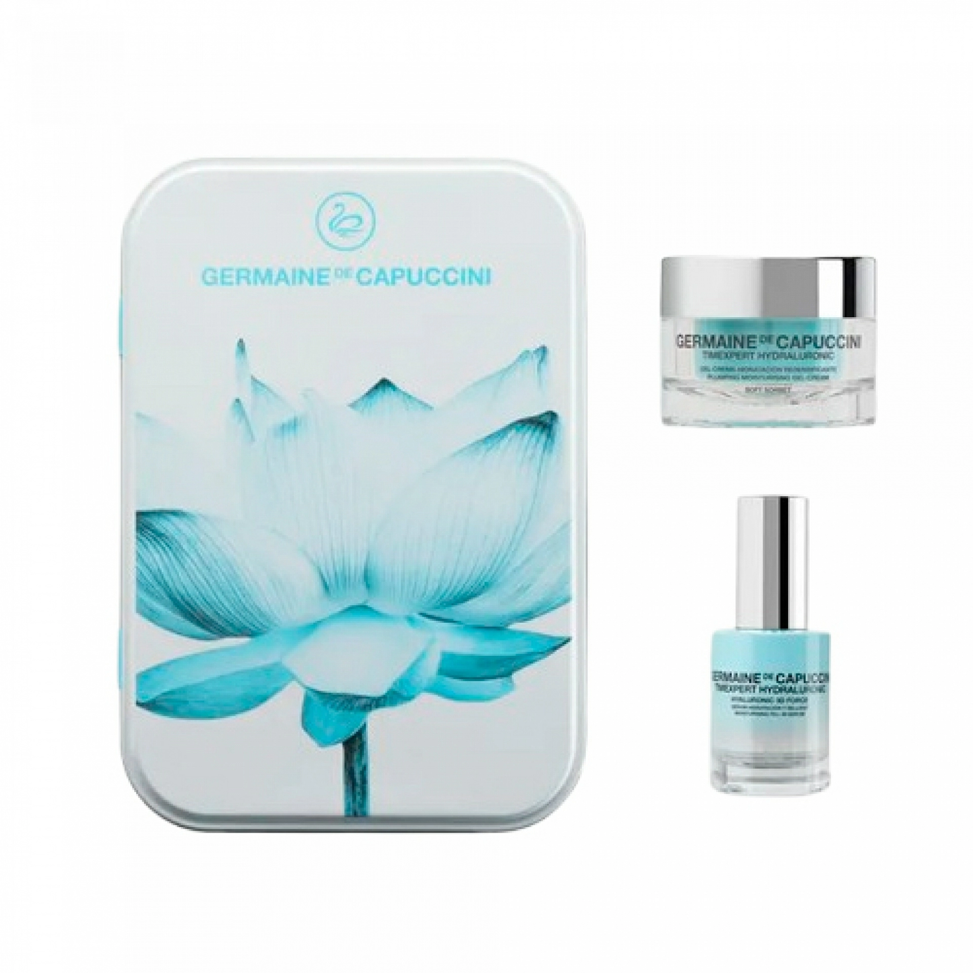 Estuche Antiedad con Ácido Hialurónico | Crema 50ml + Serum 30ml - Timexpert Hydraluronic - Germaine de Capuccini ®
