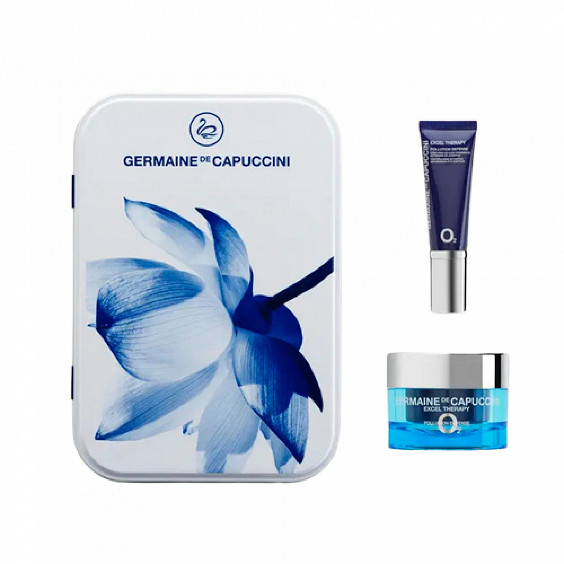 Estuche Rutina Antipolución | Crema o emulsión 50ml + Contorno Ojos 15ml - Pollution Defense - Germaine de Capuccini ®