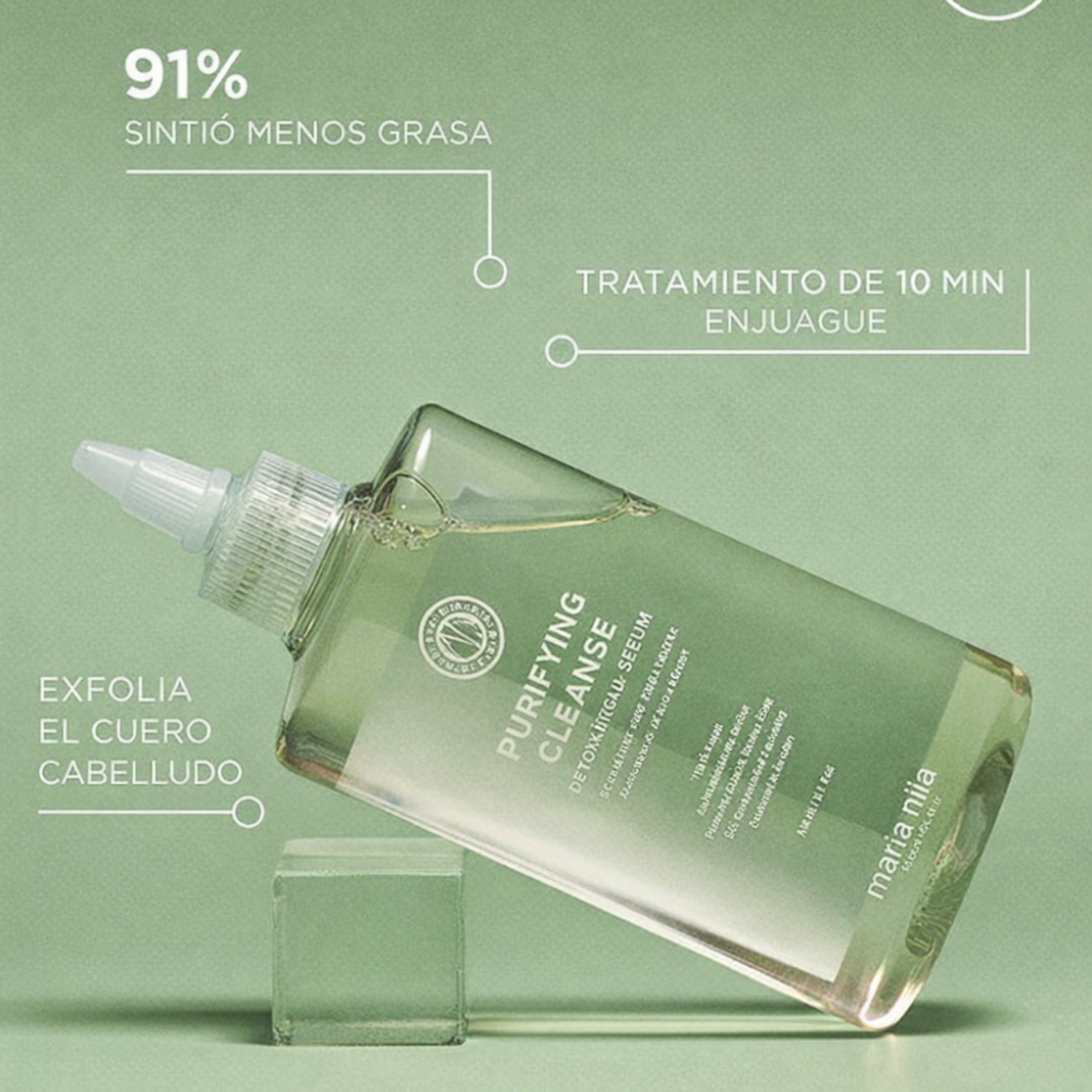 Exfoliating Serum | Sérum Exfoliante Detox para el Cuero Cabelludo 150 ml - Purifying Cleanse - Maria Nila ®