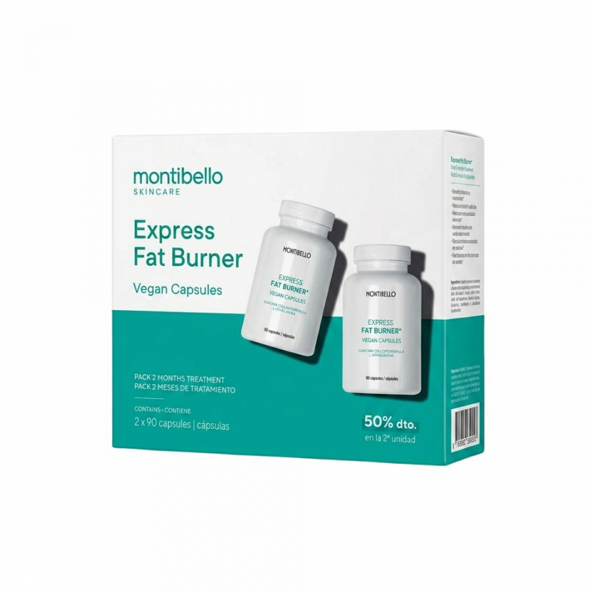 Express Fat Burner | Cápsulas Quemagrasas - Body Treat - Montibello ®