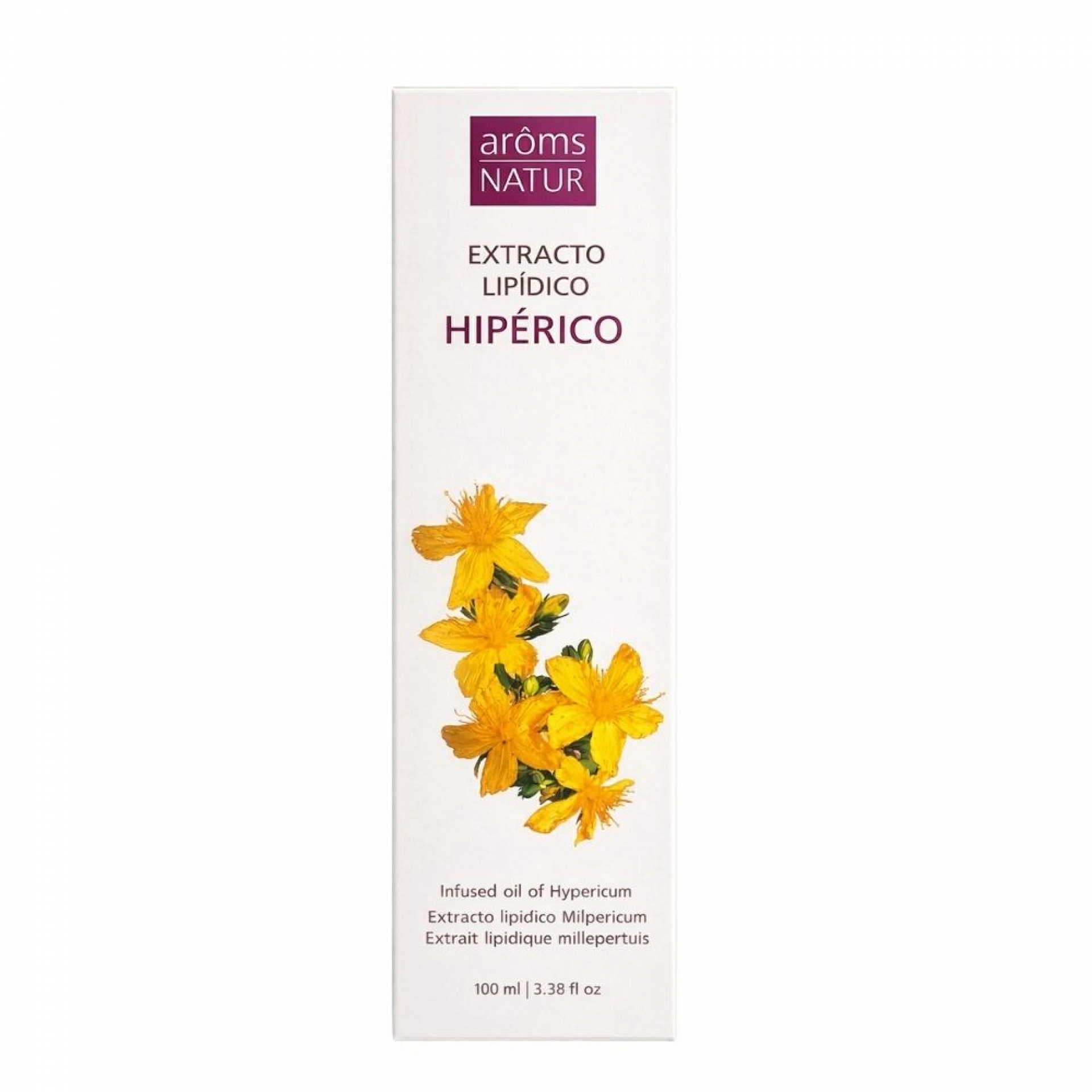 Extracto lipídico Hipérico | Aceite vegetal anti-arrugas 100ml - Arôms Natur ®