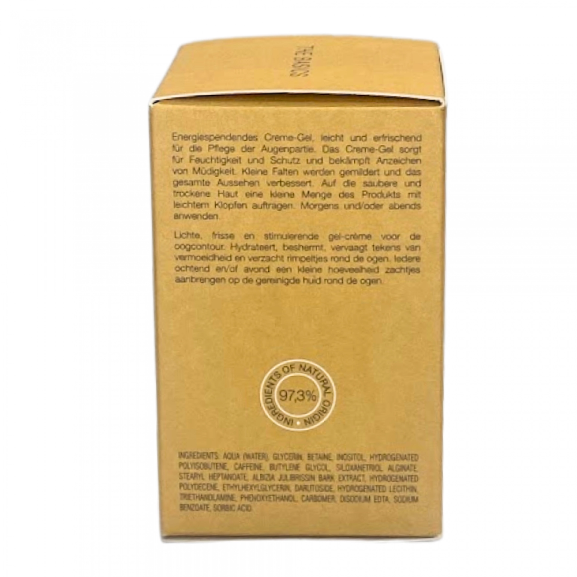 Eye Gel-Cream | Contorno de ojos 15ml - The Basics - Bruno Vassari ®
