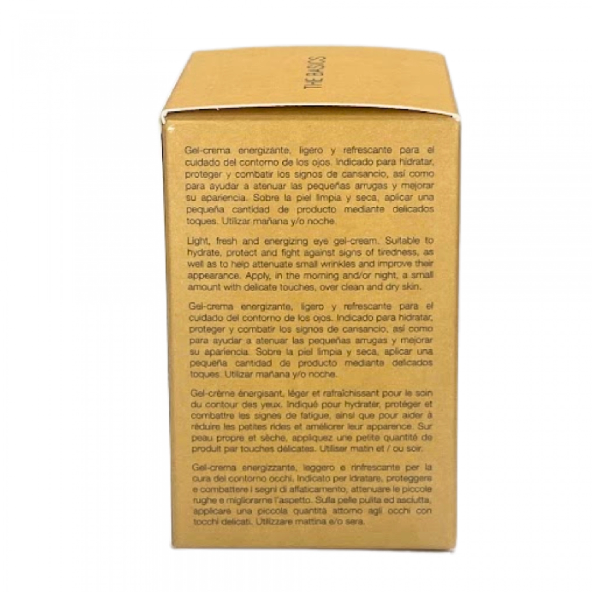 Eye Gel-Cream | Contorno de ojos 15ml - The Basics - Bruno Vassari ®