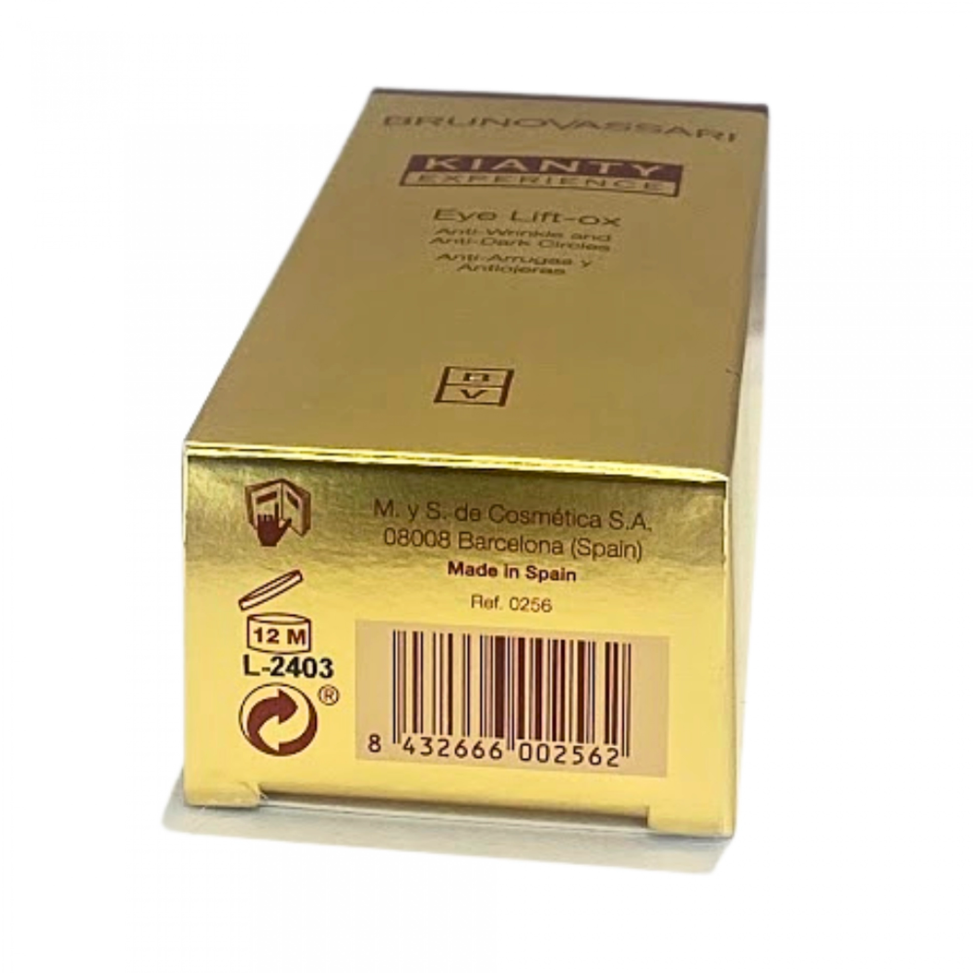 Eye Lift Ox | Contorno de ojos antiedad 15ml - Kianty Experience - Bruno Vassari ®