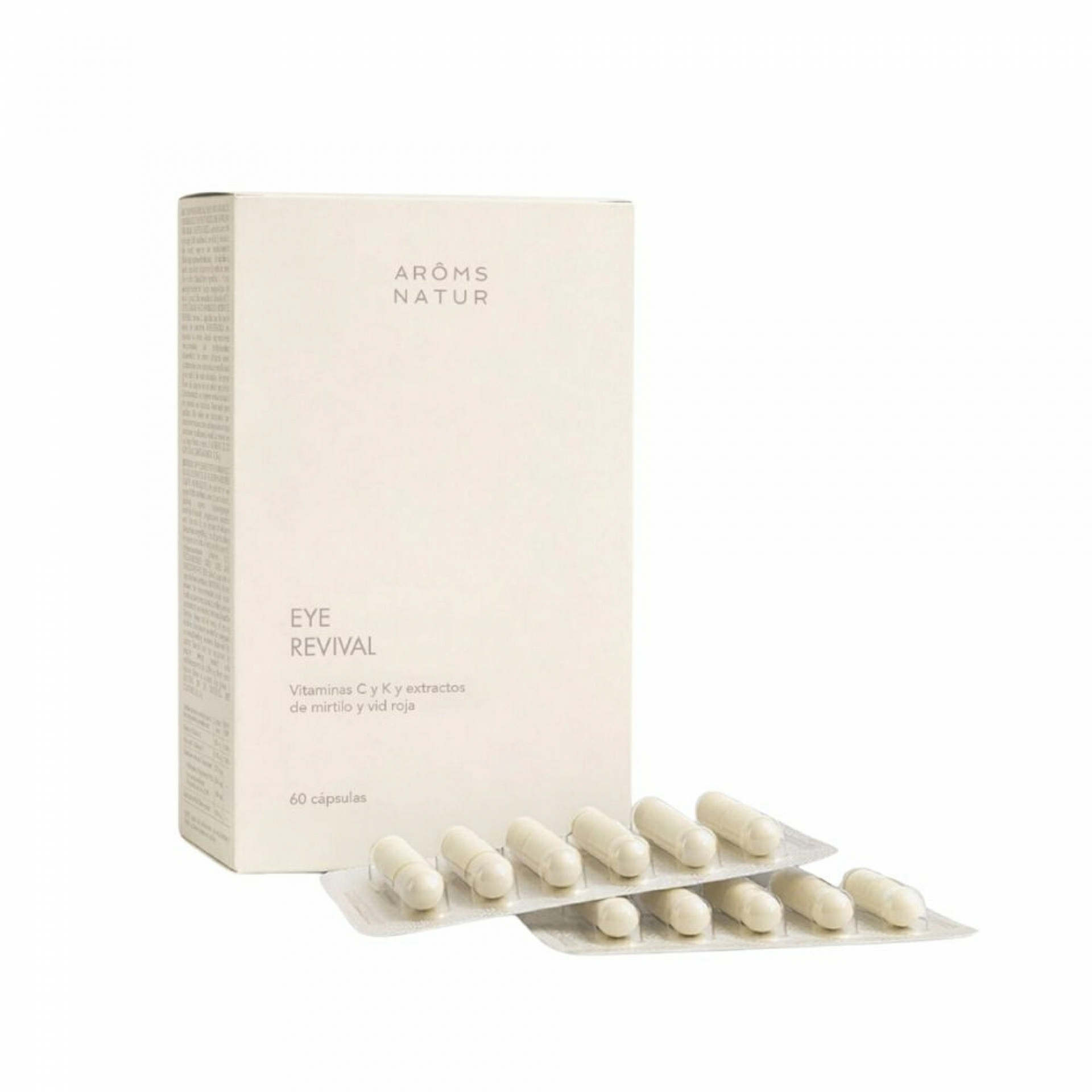 Eye Revival | Cápsulas antibolsas y ojeras 60uds - Nutricosméticos - Arôms Natur ®