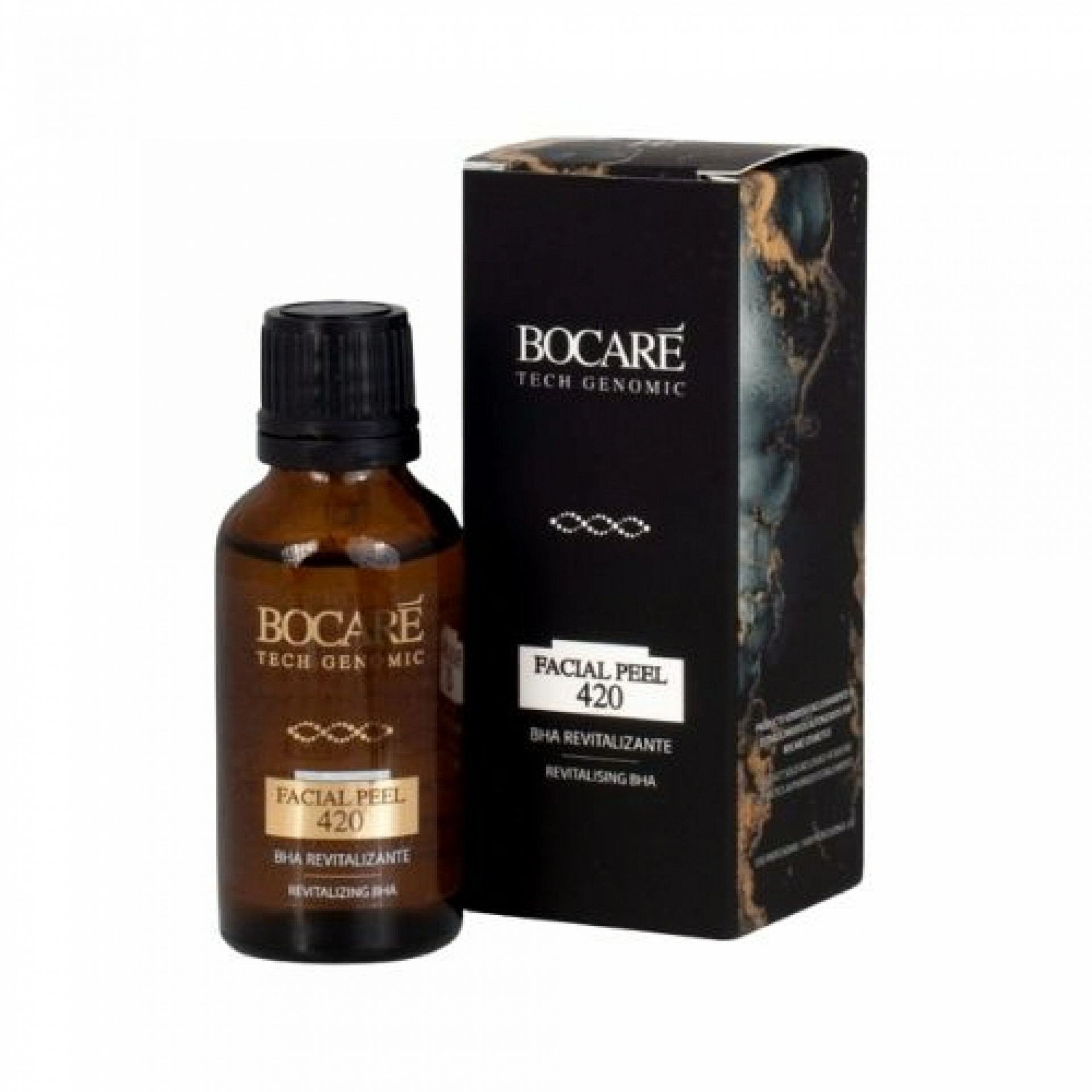 Facial Peel 420 | BHA revitalizante 30ml - Essential - Bocaré Tech Genomic ®