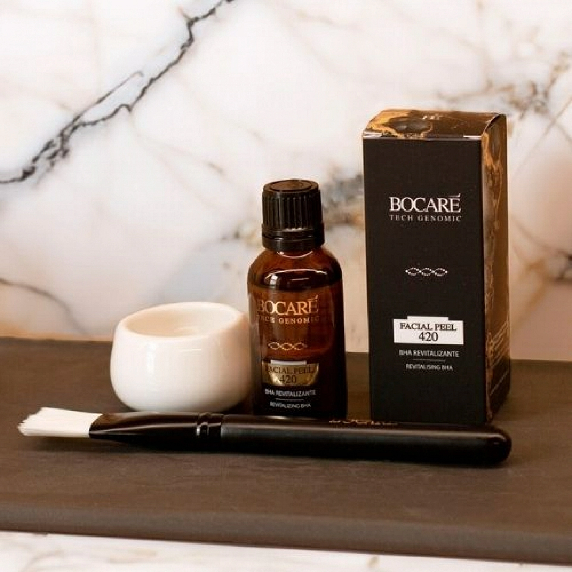 Facial Peel 420 | BHA revitalizante 30ml - Essential - Bocaré Tech Genomic ®