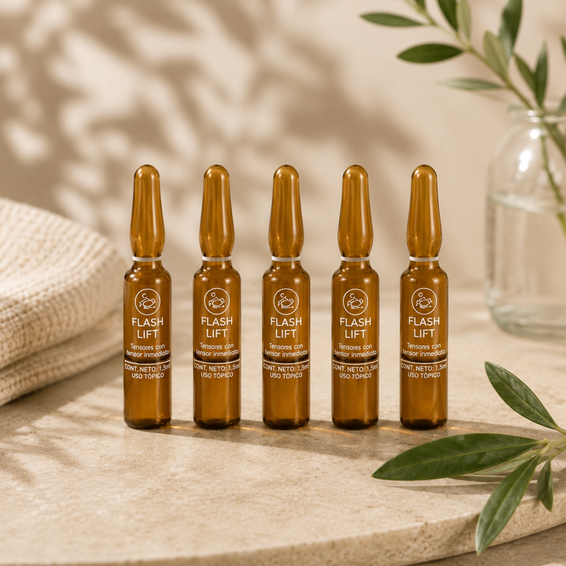 Flash Lift  | Ampollas efecto lifting 5x1ml- Options - Germaine de Capuccini ®