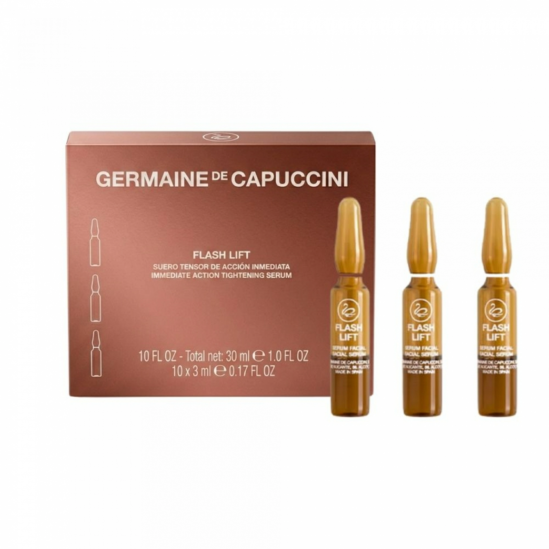 Flash Lift  | Ampollas efecto lifting 5x1ml- Options - Germaine de Capuccini ®