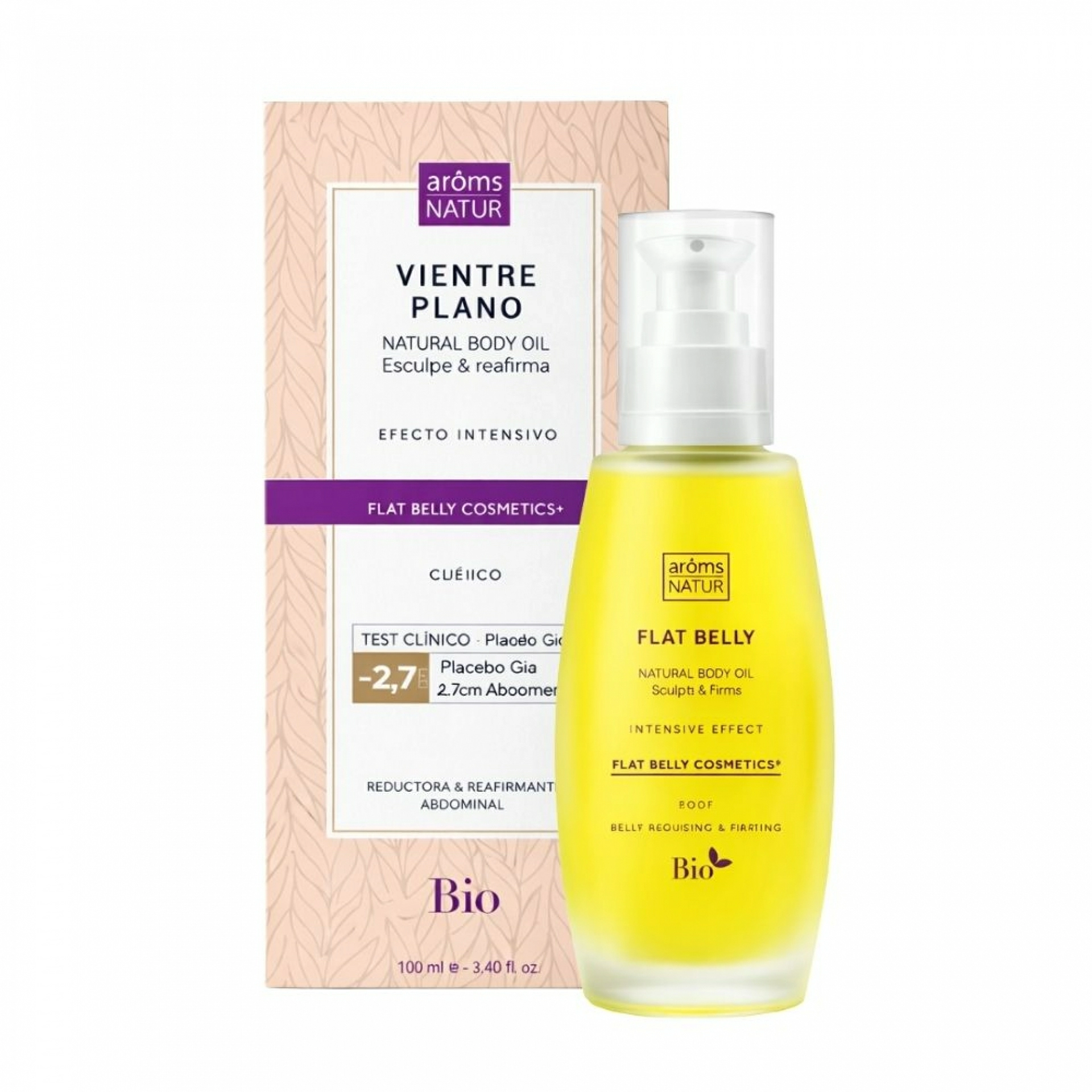 Flat Belly | Aceite corporal vientre plano 100ml - Body Sculpt - Arôms Natur ®