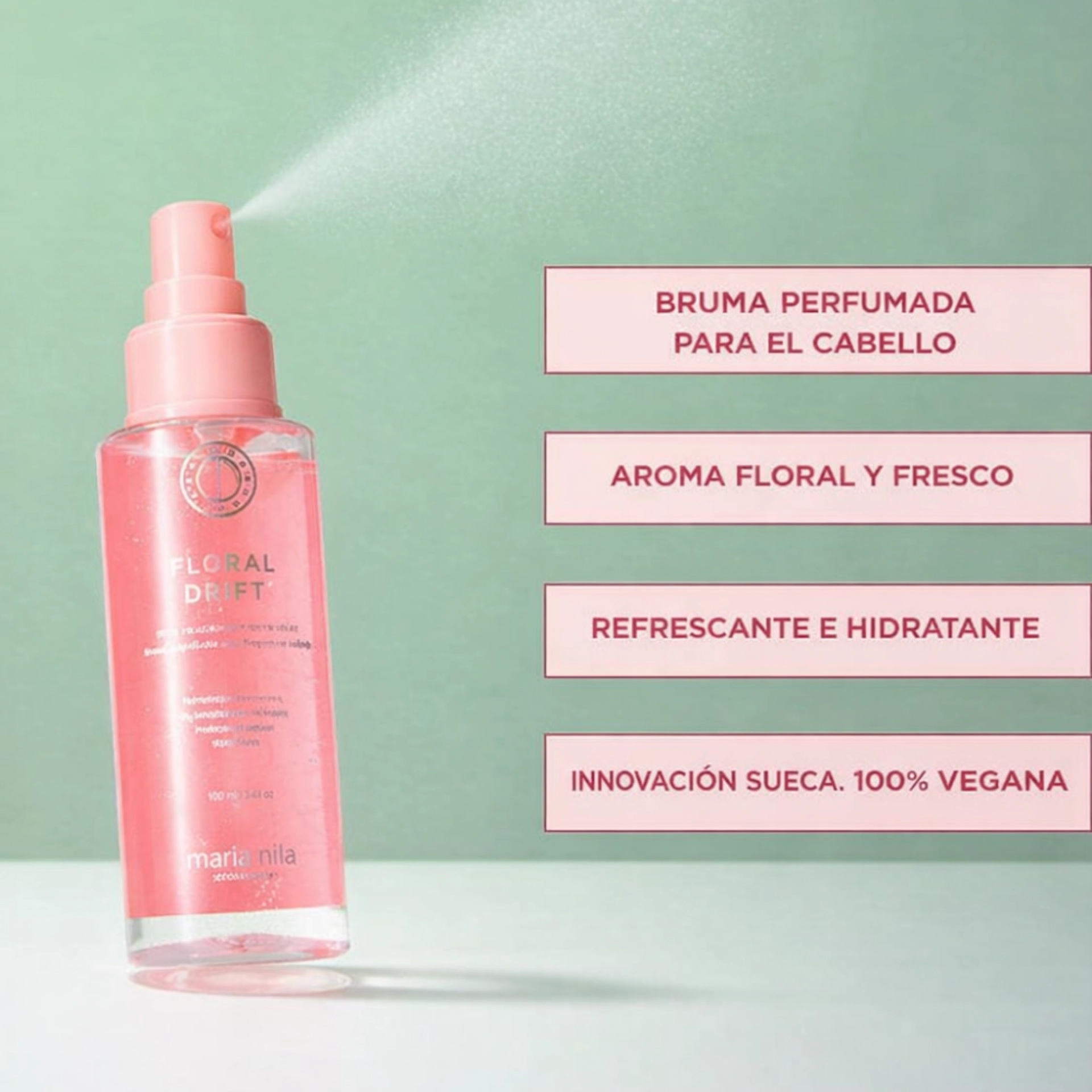 Floral Drift Fine Freagance Hair Mist | Bruma Capilar Floral Drift 100ml - S&F - Maria Nila ®