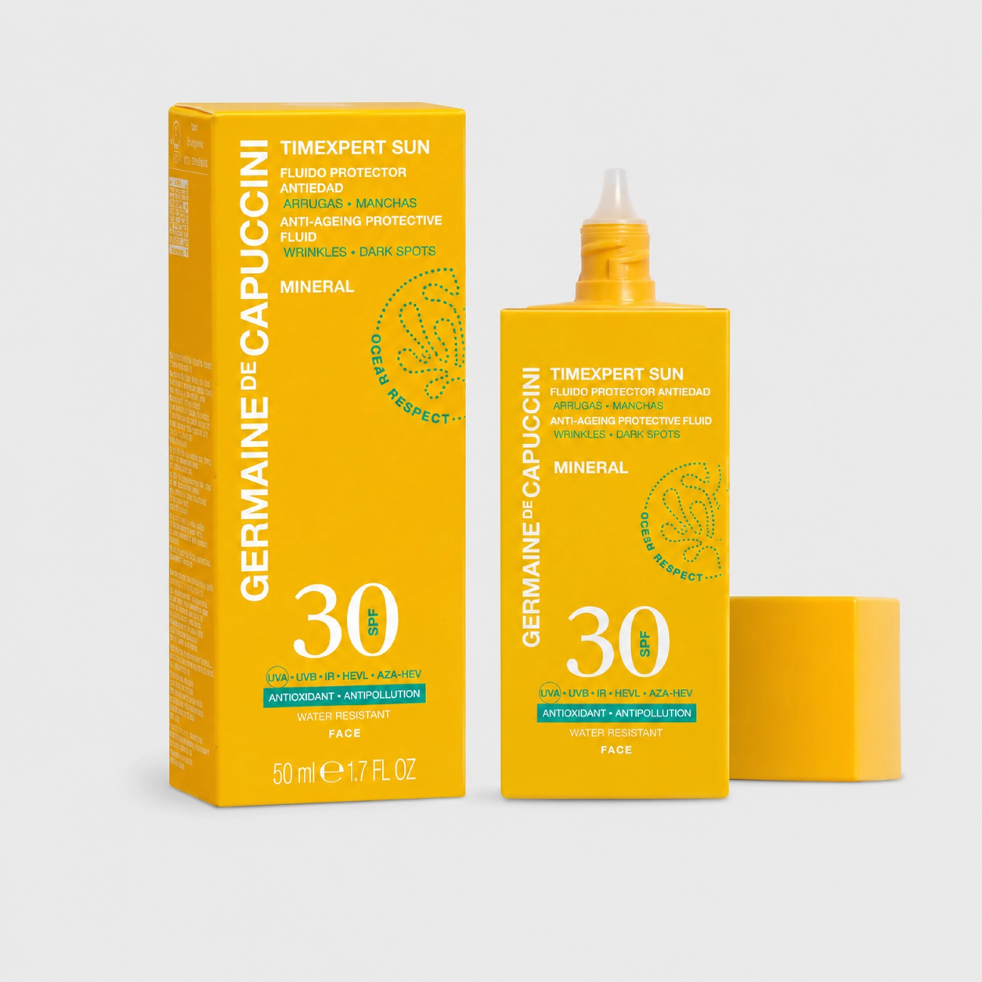 Fluido Protector Solar Antiedad 50 ml - Timexpert Sun - Germaine de Capuccini ®