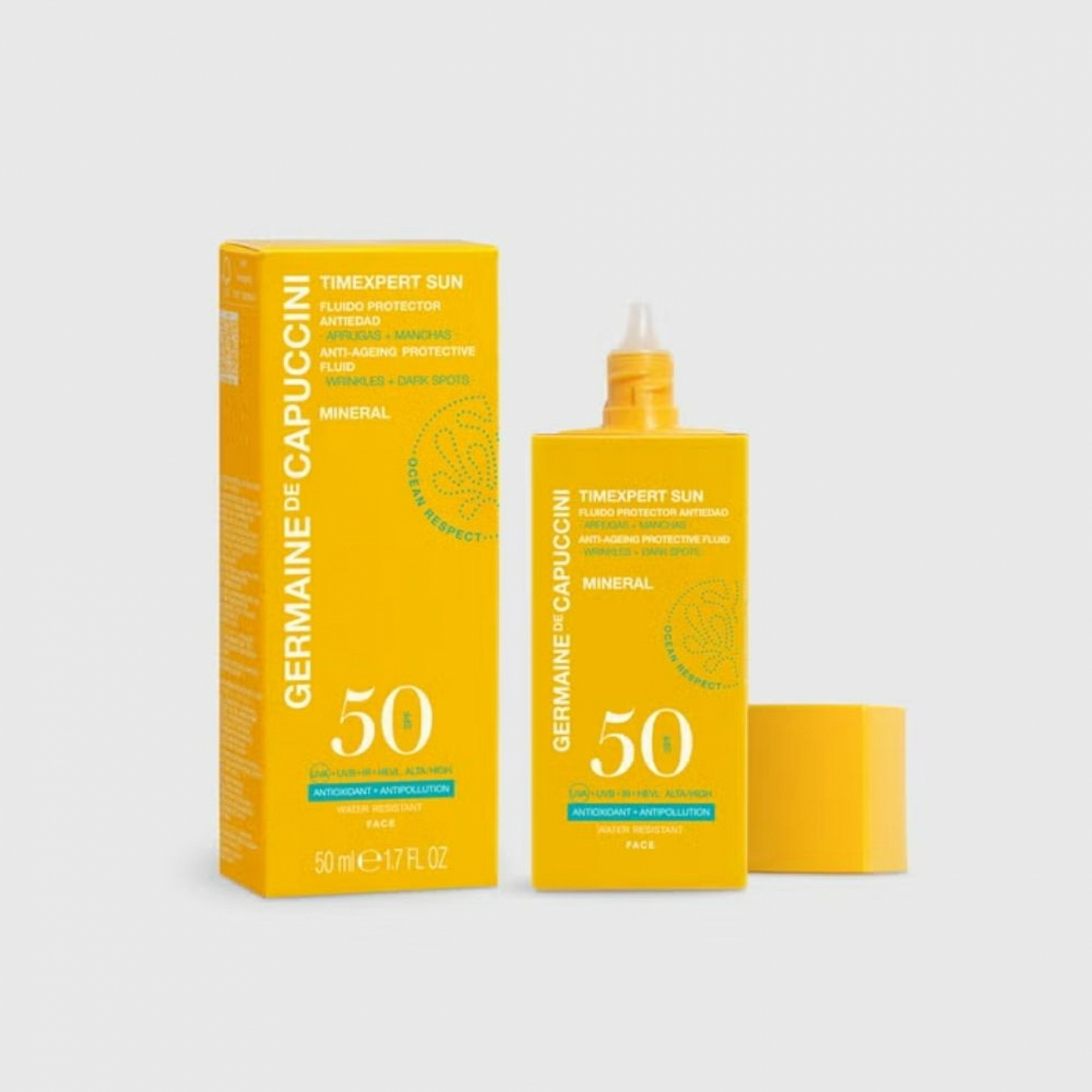 Fluido Protector Solar Antiedad 50 ml - Timexpert Sun - Germaine de Capuccini ®
