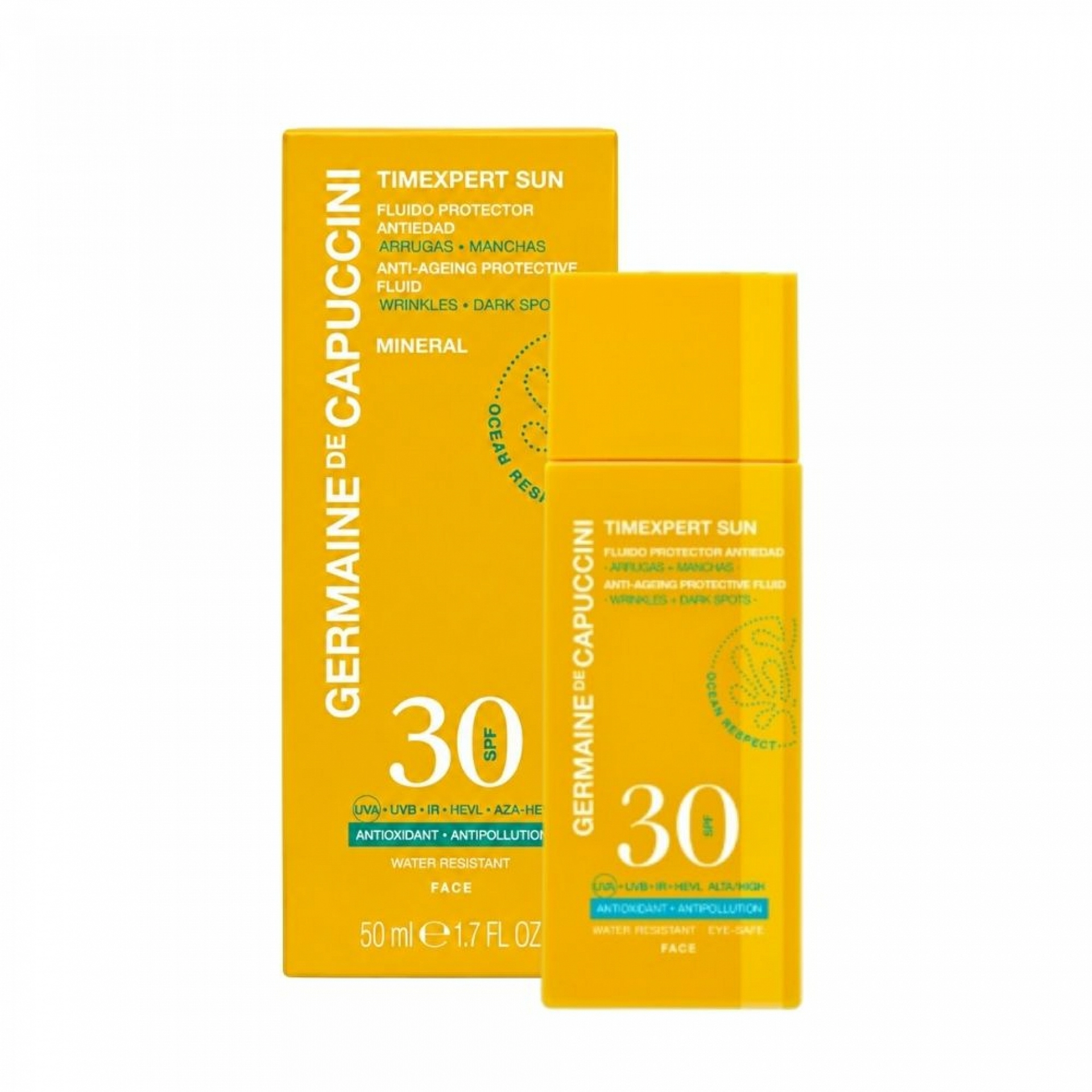 Fluido Protector Solar Antiedad 50 ml - Timexpert Sun - Germaine de Capuccini ®
