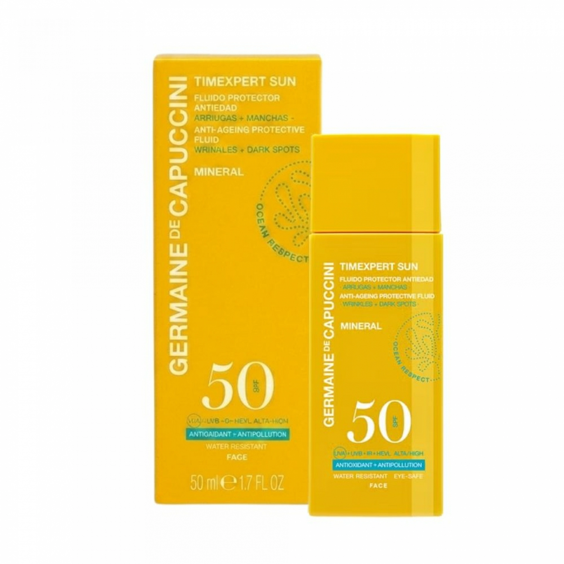 Fluido Protector Solar Antiedad 50 ml - Timexpert Sun - Germaine de Capuccini ®