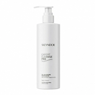 Gel en Espuma Matificante 200ml | Gel Limpiador Mate - Expert Cleanse Pro - Skeyndor ®