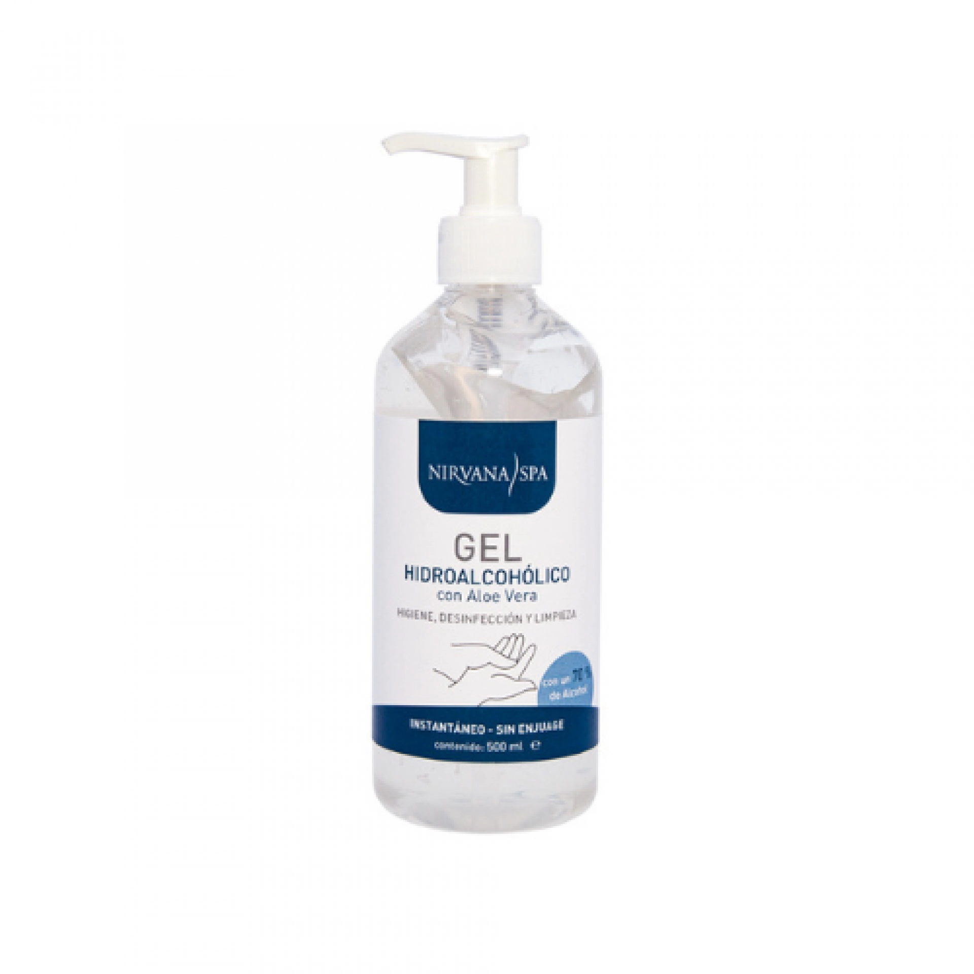 Gel Hidroalcohólico 500ml - Nirvana Spa ®