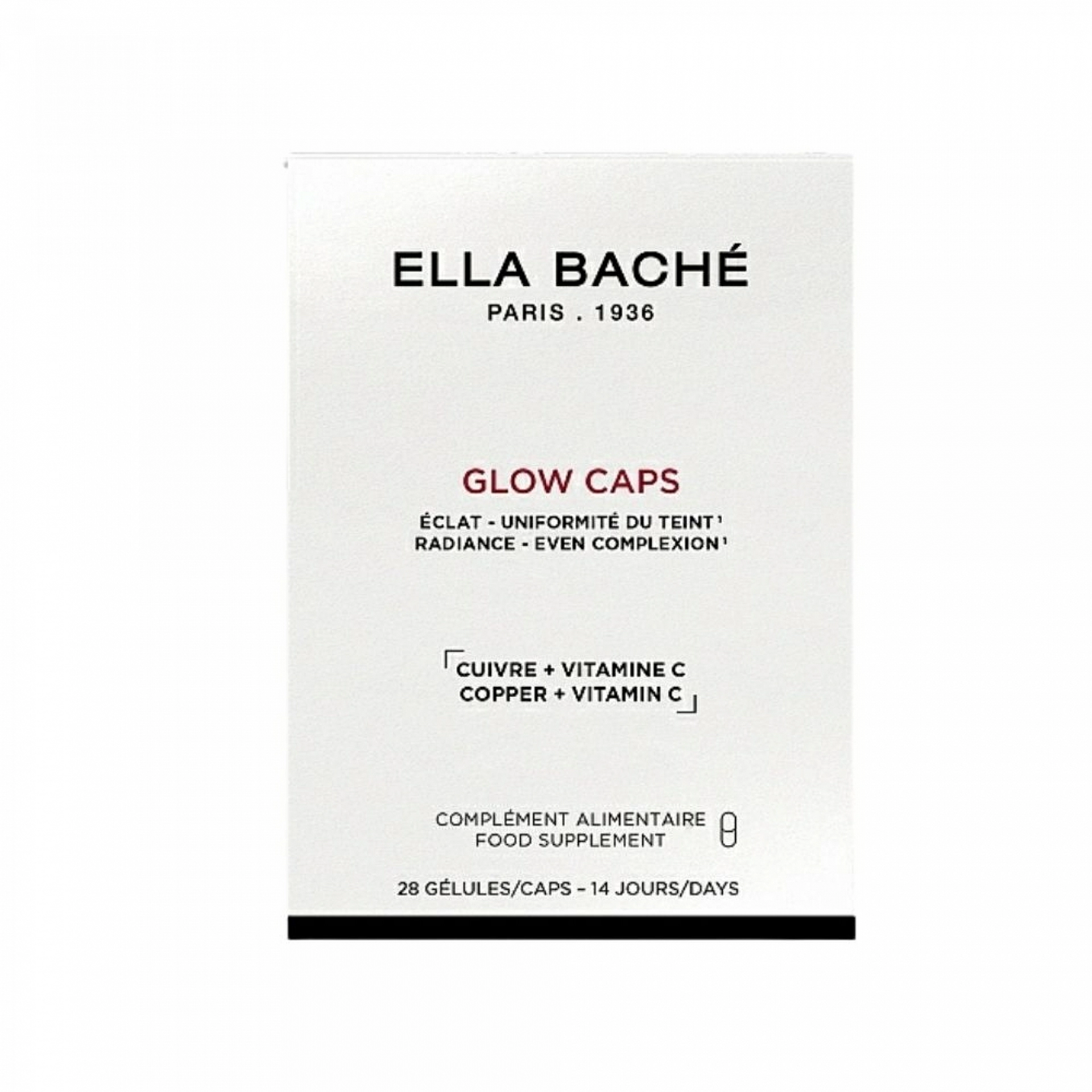 Glow Caps | Cápsulas iluminadoras 28 cáps - Tomate Glow - Ella Baché ®