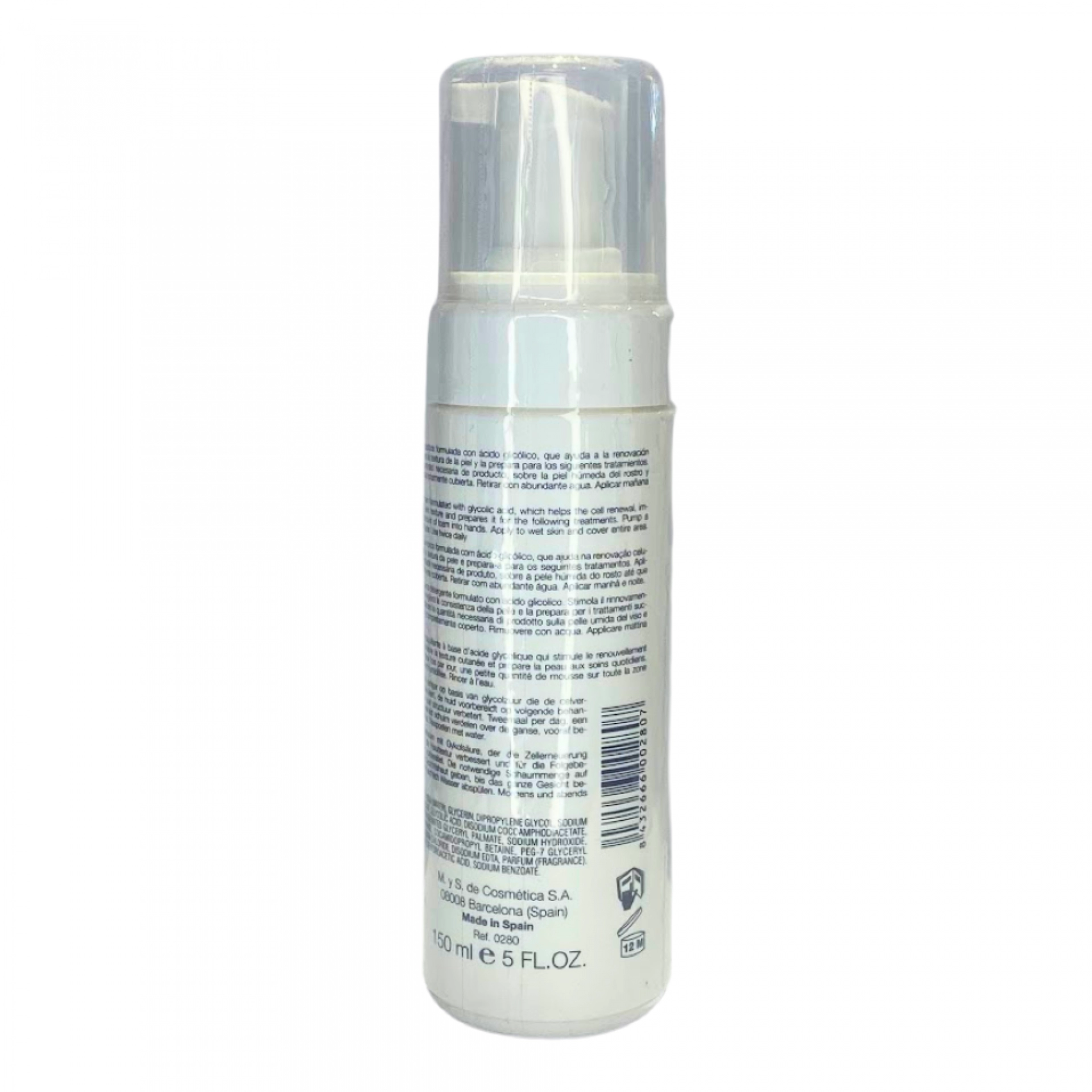Glycolic Washing Foam | Espuma limpiadora 150ml - Glyco System - Bruno Vassari ®