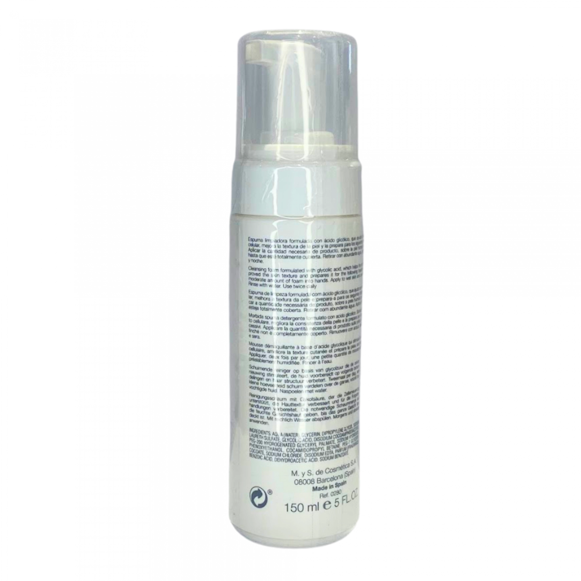 Glycolic Washing Foam | Espuma limpiadora 150ml - Glyco System - Bruno Vassari ®