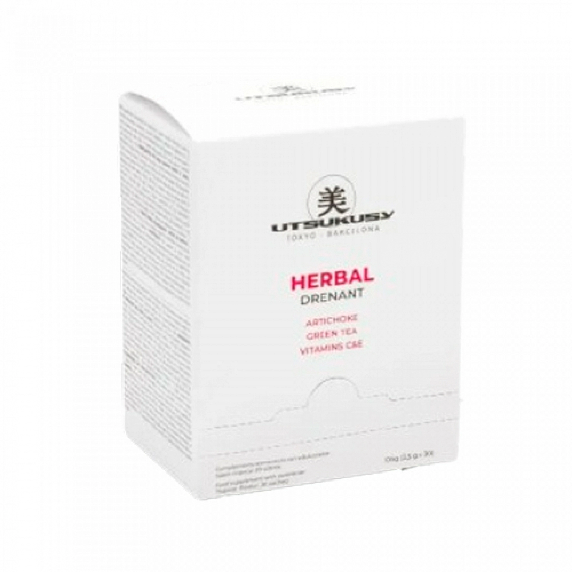 Herbal Drenant | Nutricosmético drenante 30 sobres x 3.5g - Utsukusy ®