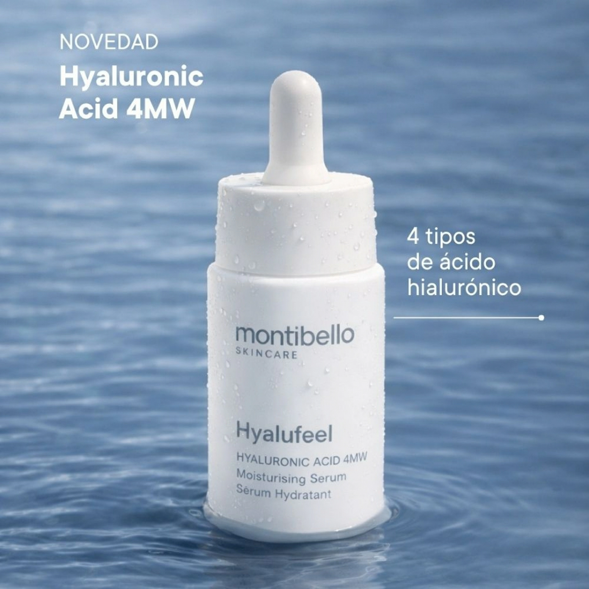 Hyaluronic Acid 4MW | Sérum Concentrado de Ácido Hialurónico 30ml – Hyalufeel – Montibello ®