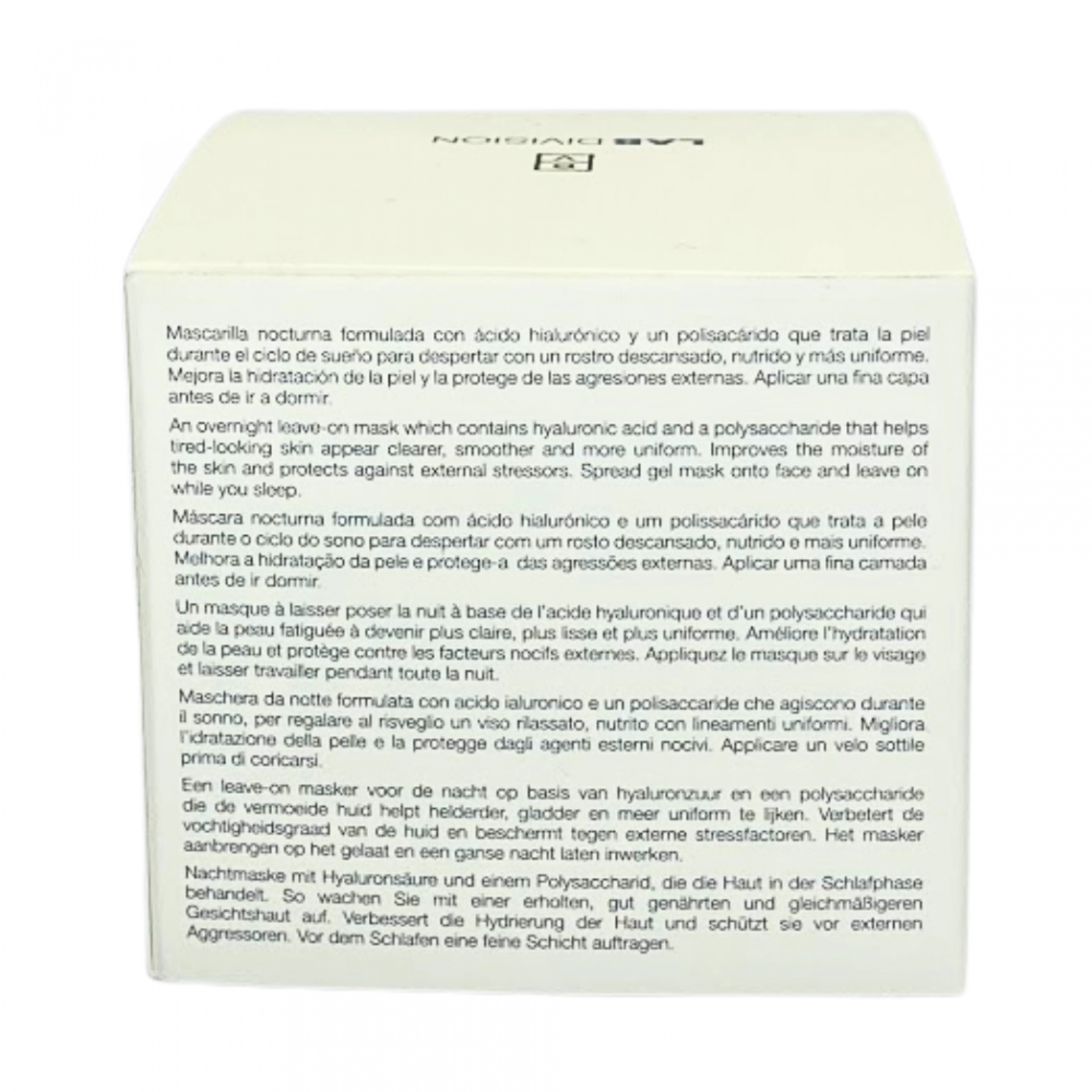Hyaluronic Sleeping Mask | Mascarilla de noche 50ml - HA50X - Bruno Vassari ®