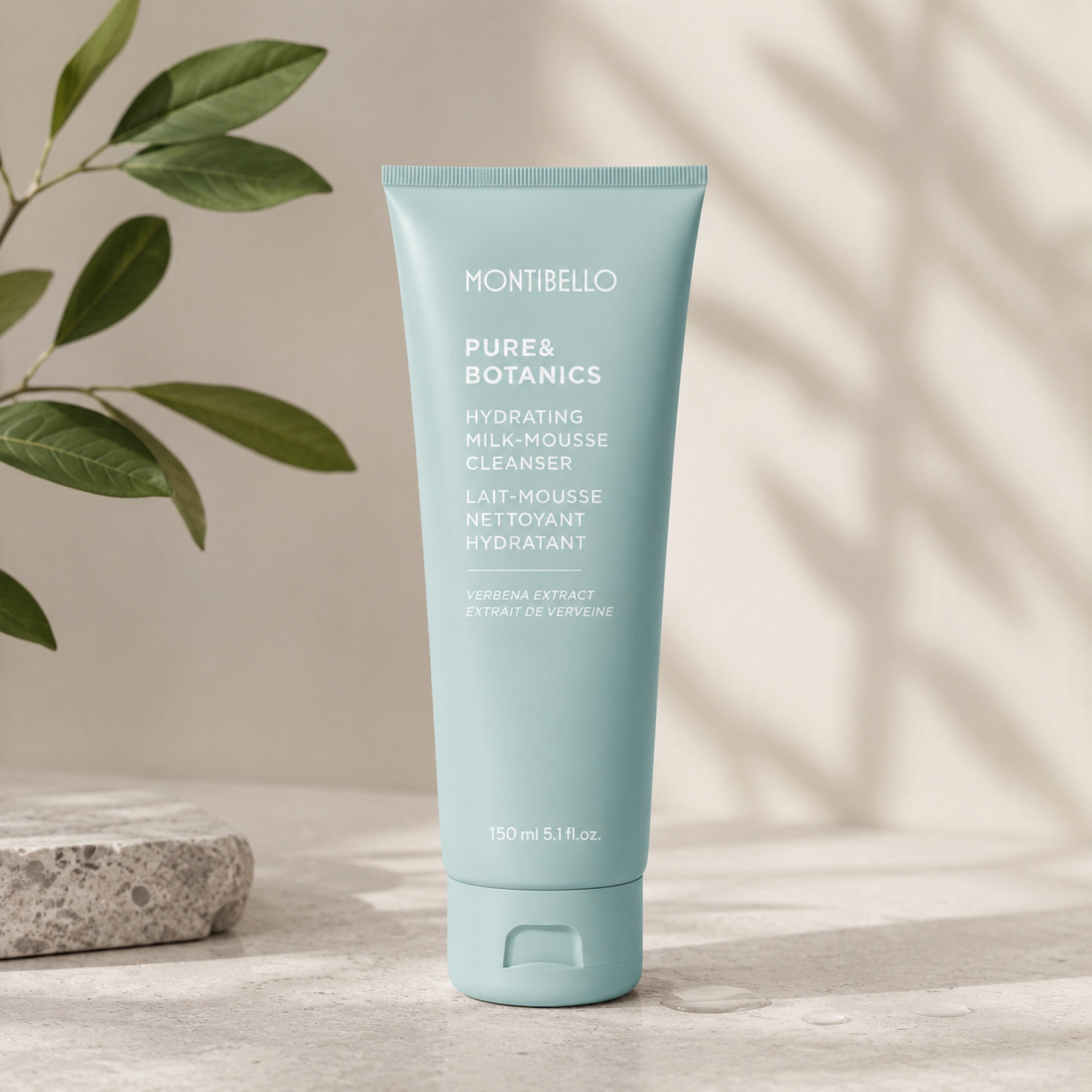 Hydrating Milk-Mousse Cleanser | Leche facial en espuma - 150 ml - Pure & Botanics - Montibello ®