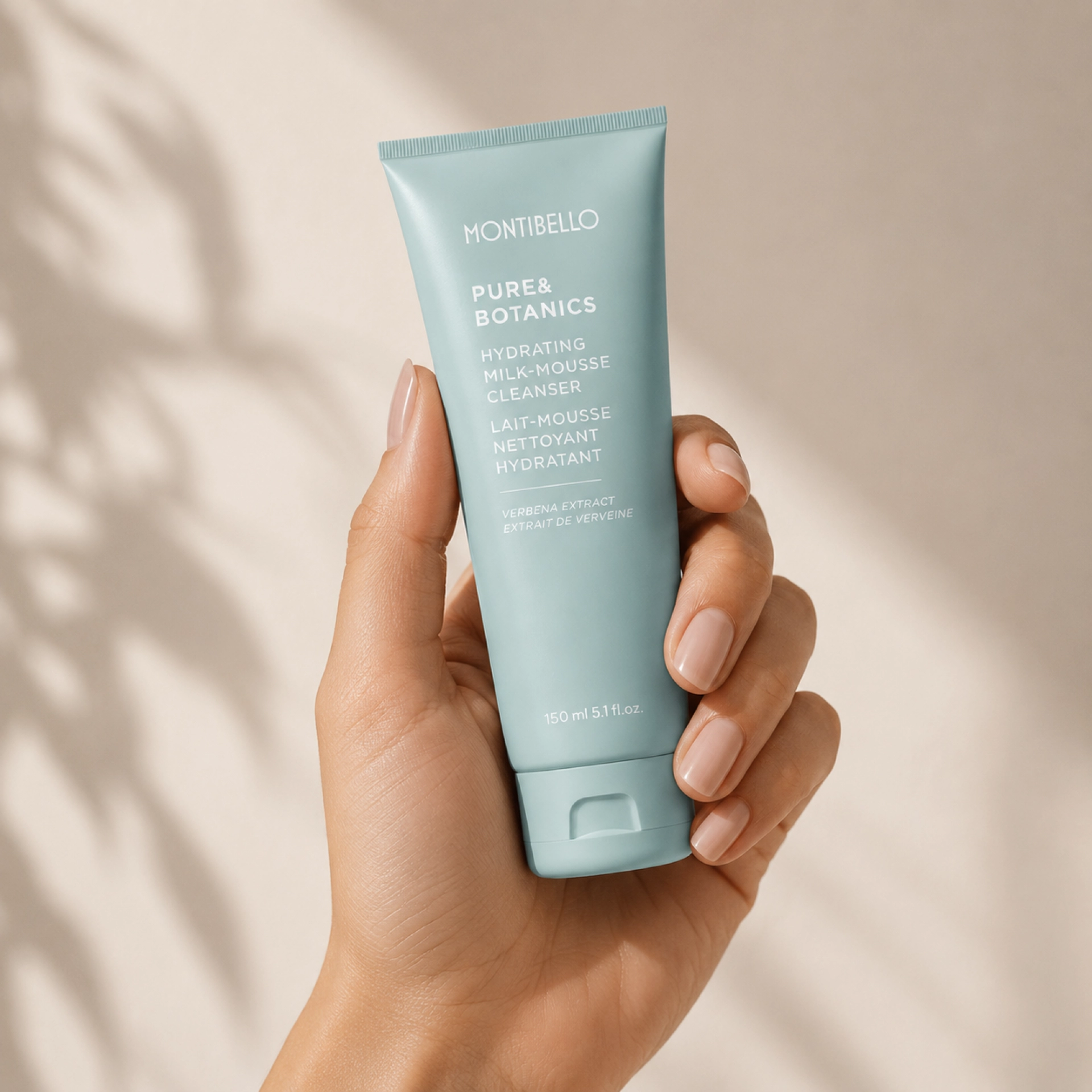 Hydrating Milk-Mousse Cleanser | Leche facial en espuma - 150 ml - Pure & Botanics - Montibello ®
