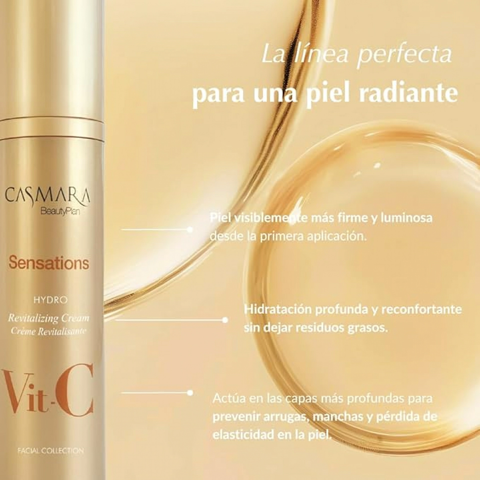 Hydro Revitalizing Cream | Crema antiedad revitalizante 50ml - Sensations - Casmara ®