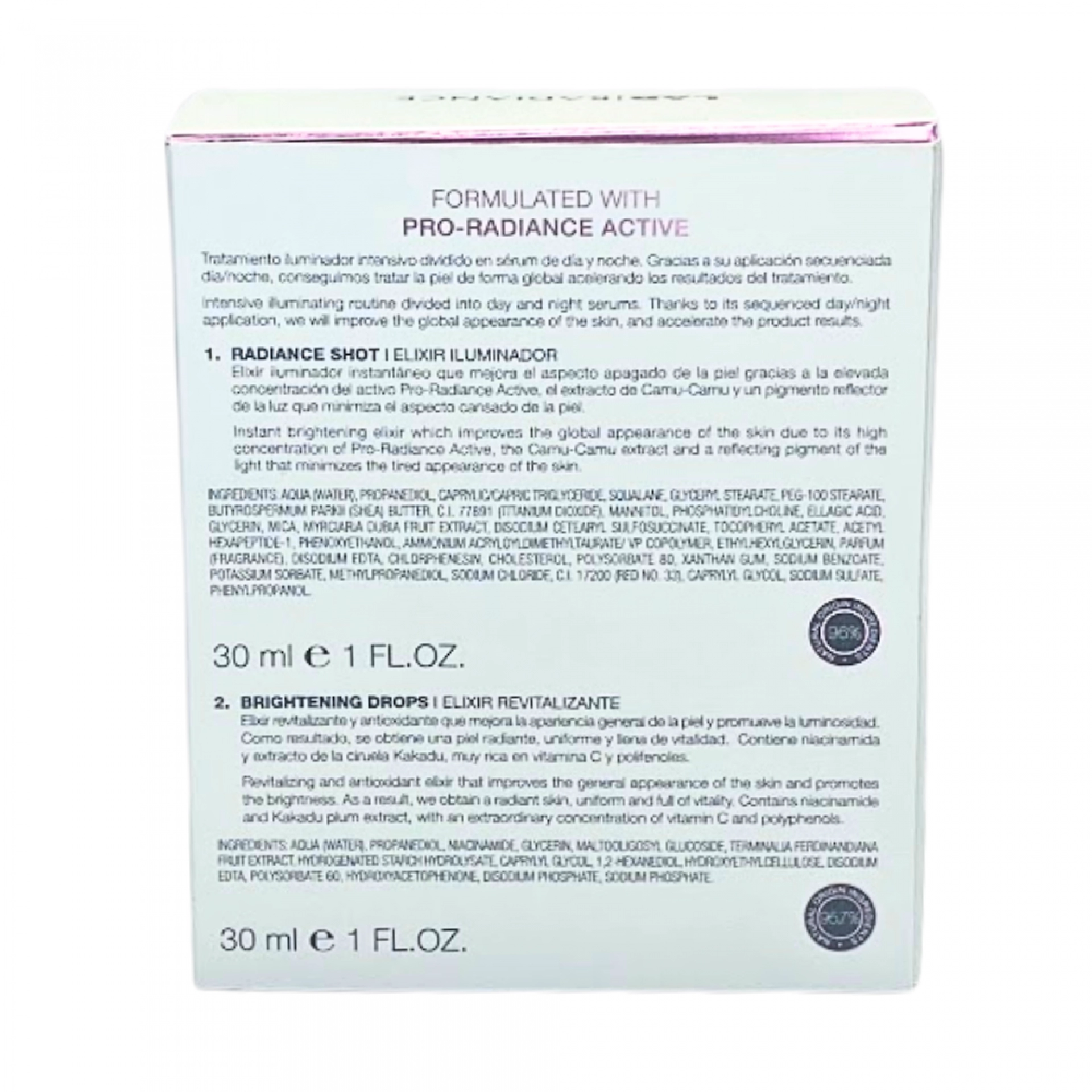 Instant Glow Beauty | Sérum iluminador/revitalizante 2x30ml - Lab Radiance - Bruno Vassari ®
