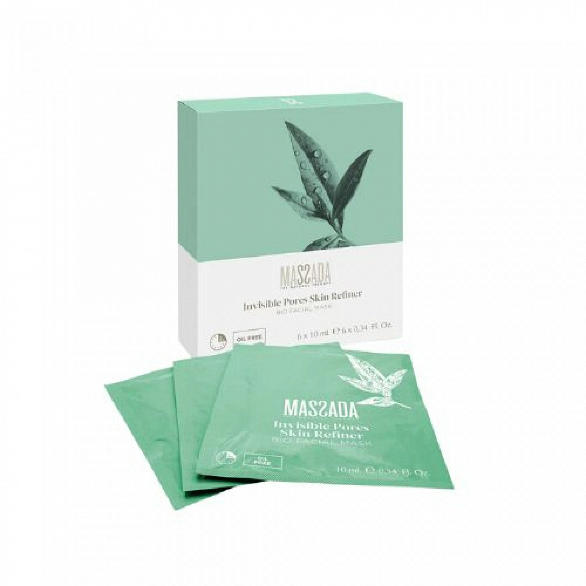 Invisible Pores Skin Refiner 6 uds | Mascarilla Facial Anti-Poros - Pieles Grasas y Acneicas - Massada ®
