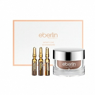 Kit Infinity Reafirmante | Crema Reafirmante 50ml + 3 Ampollas x 2ml (hidratante, nutritiva y circus) - Infinity Line - Eberlin ®