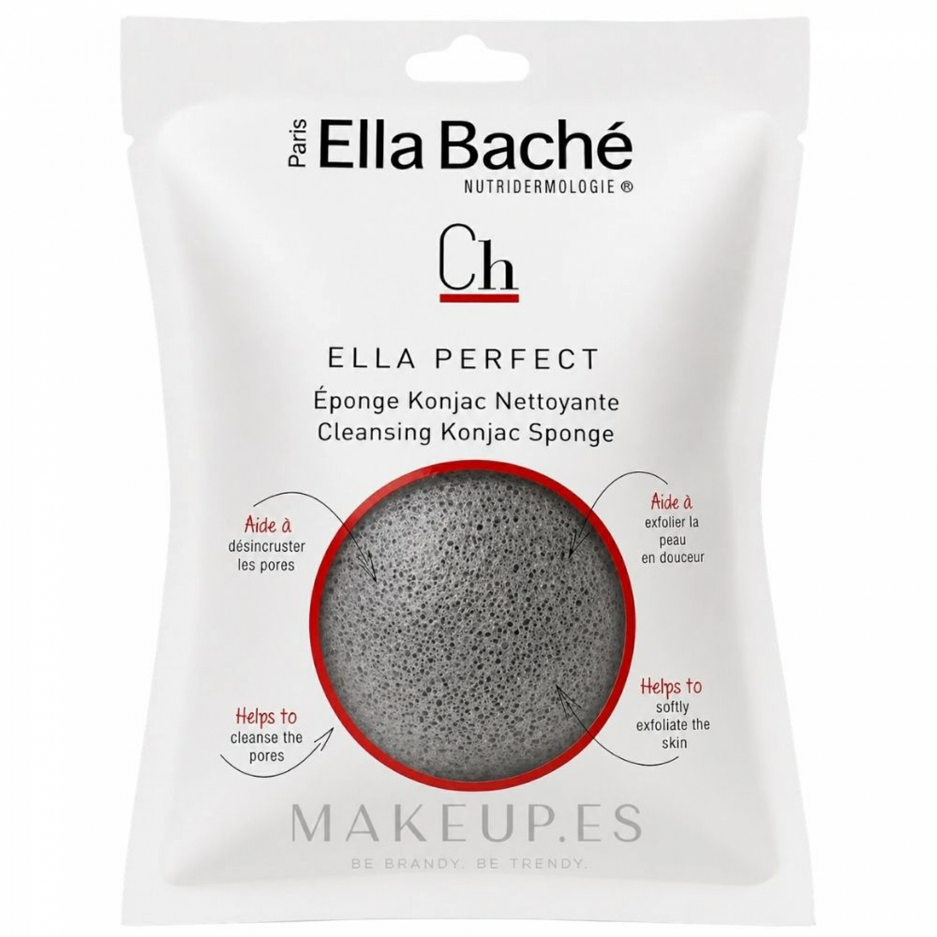 Konjac | Esponja limpiadora 100% vegetal 1 ud - Ella Baché ®