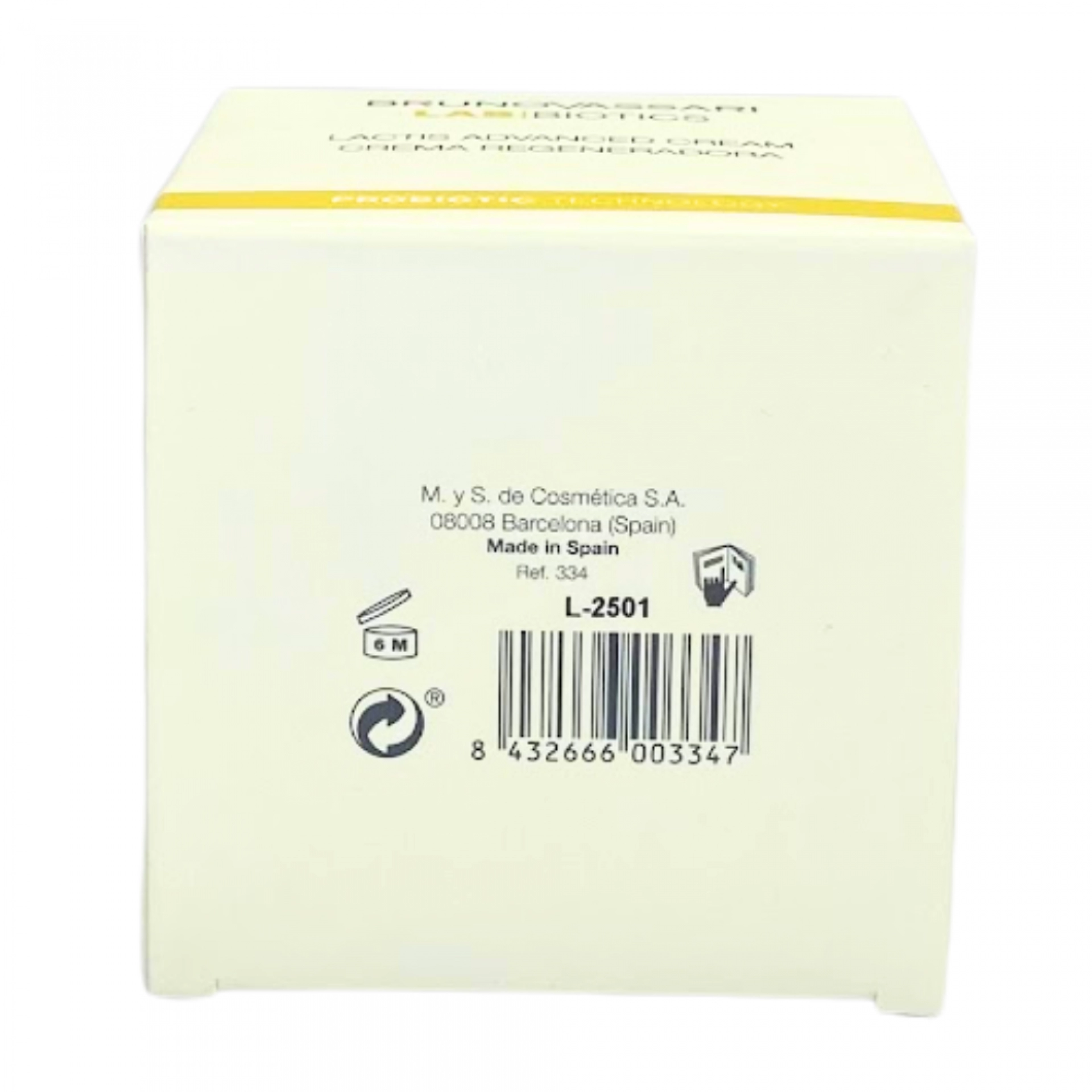 Lactis Advanced Cream | Crema regeneradora 50ml - Lab Biotics - Bruno Vassari ®