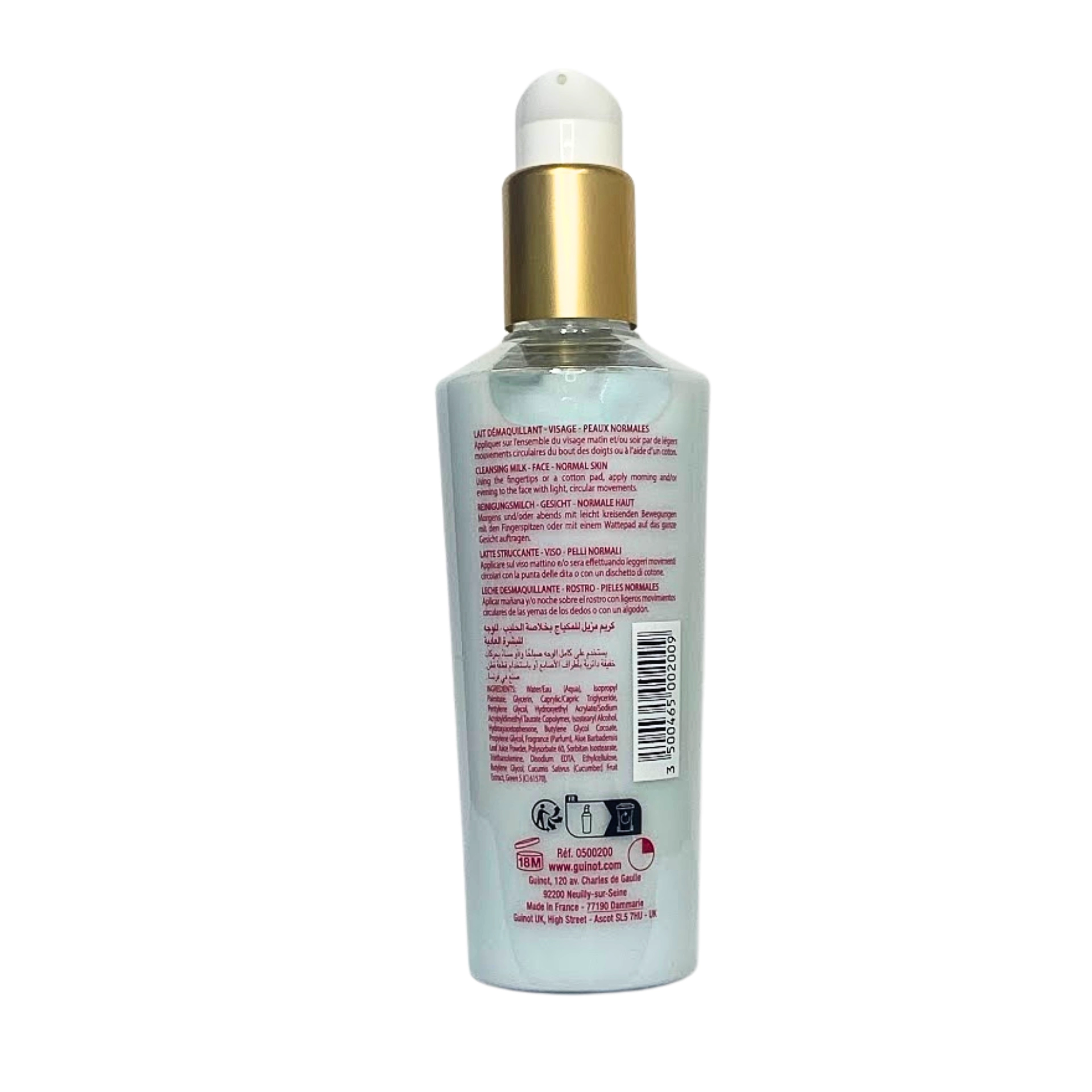 Lait Hydra Fraîcheur | Leche Desmaquillante 200ml - Guinot ®